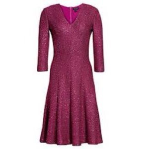 St. John St. John Wool/Sequin V Neck Dress Size XS / US 0-2 / IT 36-38 - 2 Thumbnail