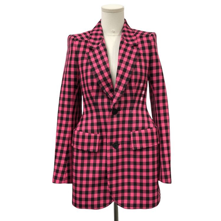Balenciaga Balenciaga Checkered Blazer Size 36 Size XS / US 0-2 / IT 36-38 - 1 Thumbnail