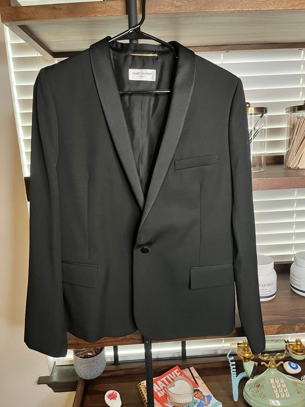 【送料&関税込】Saint Laurent Veste Classique Col Blazer Saint Laurent Classic Wool Blazer | Saks Fifth Avenue
