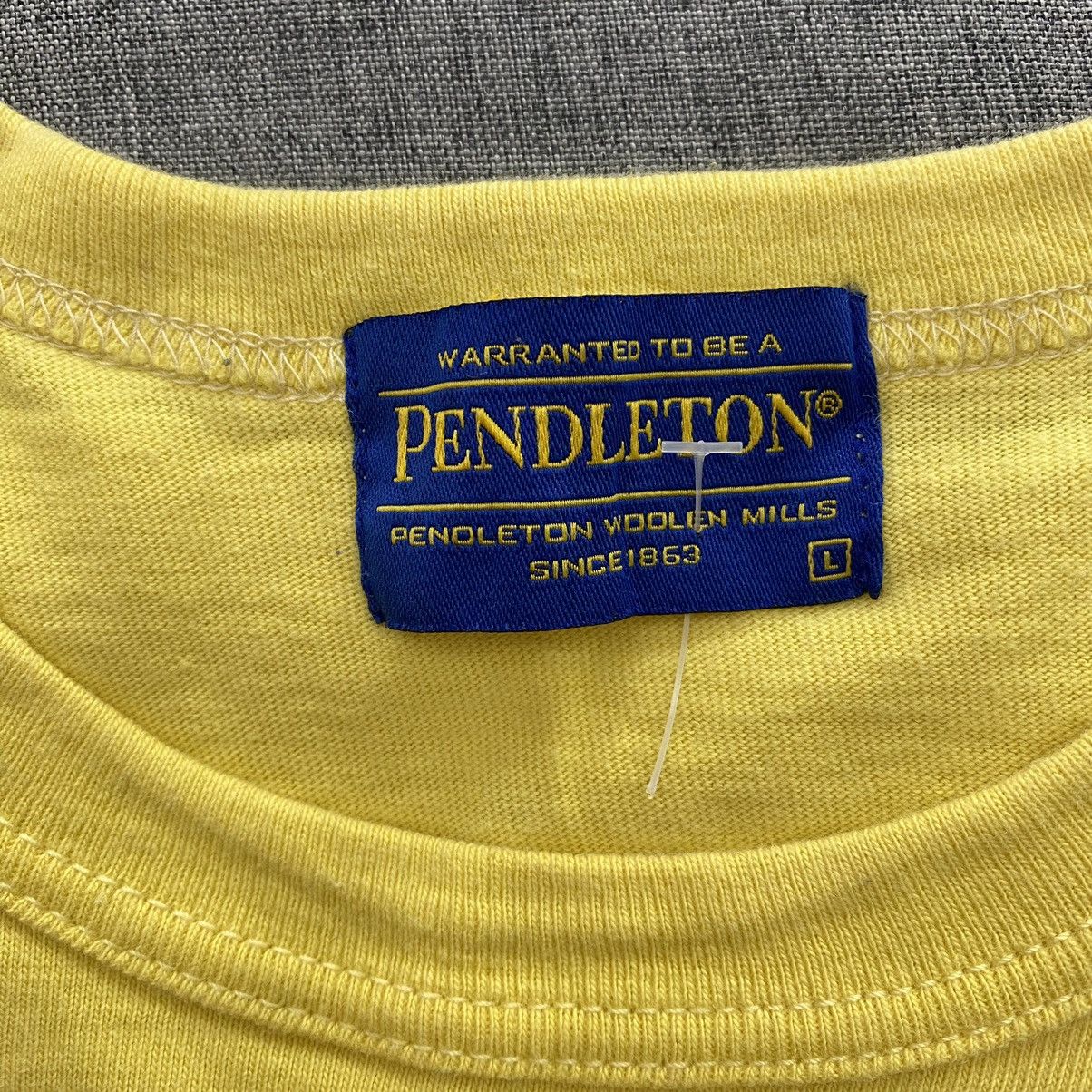Pendleton PENDLETON UK Brand Print Design Yellow Short Sleeve Shirt Size US L / EU 52-54 / 3 - 4 Thumbnail
