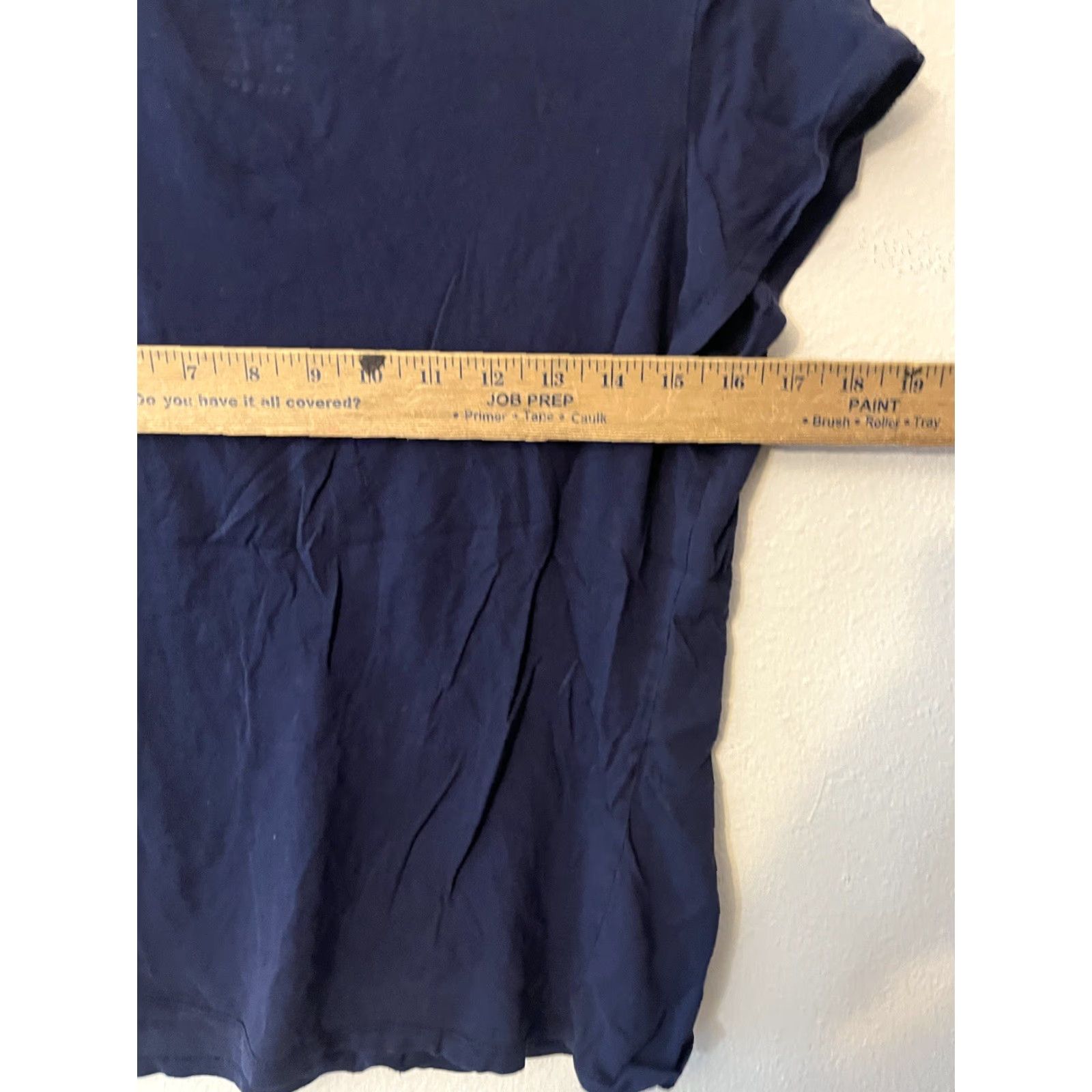 Gap VINTAGE Womens GAP Essential V-Neck Navy Blue Short Sleeve T-Shirt M Solid Size M / US 6-8 / IT 42-44 - 4 Thumbnail