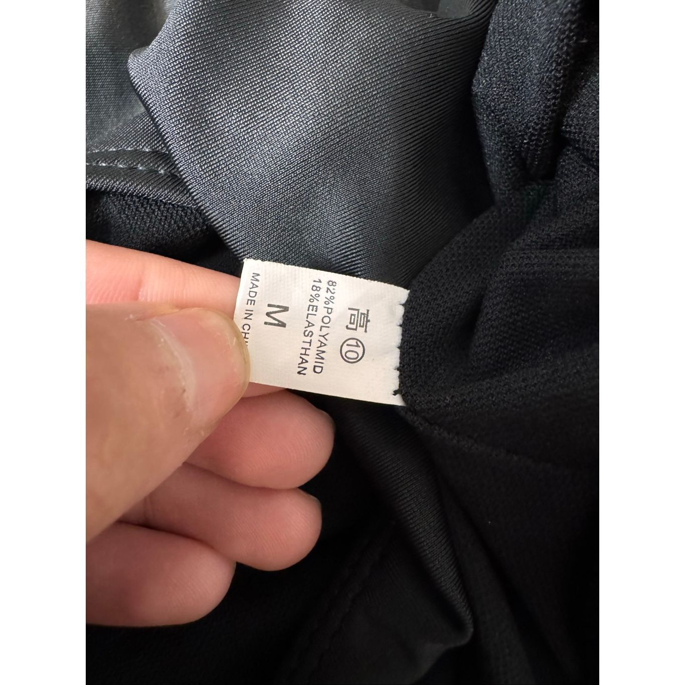 Other Classic Black Scoop Back Bodysuit | Stretchy Basic Tank One Size M / US 6-8 / IT 42-44 - 4 Thumbnail