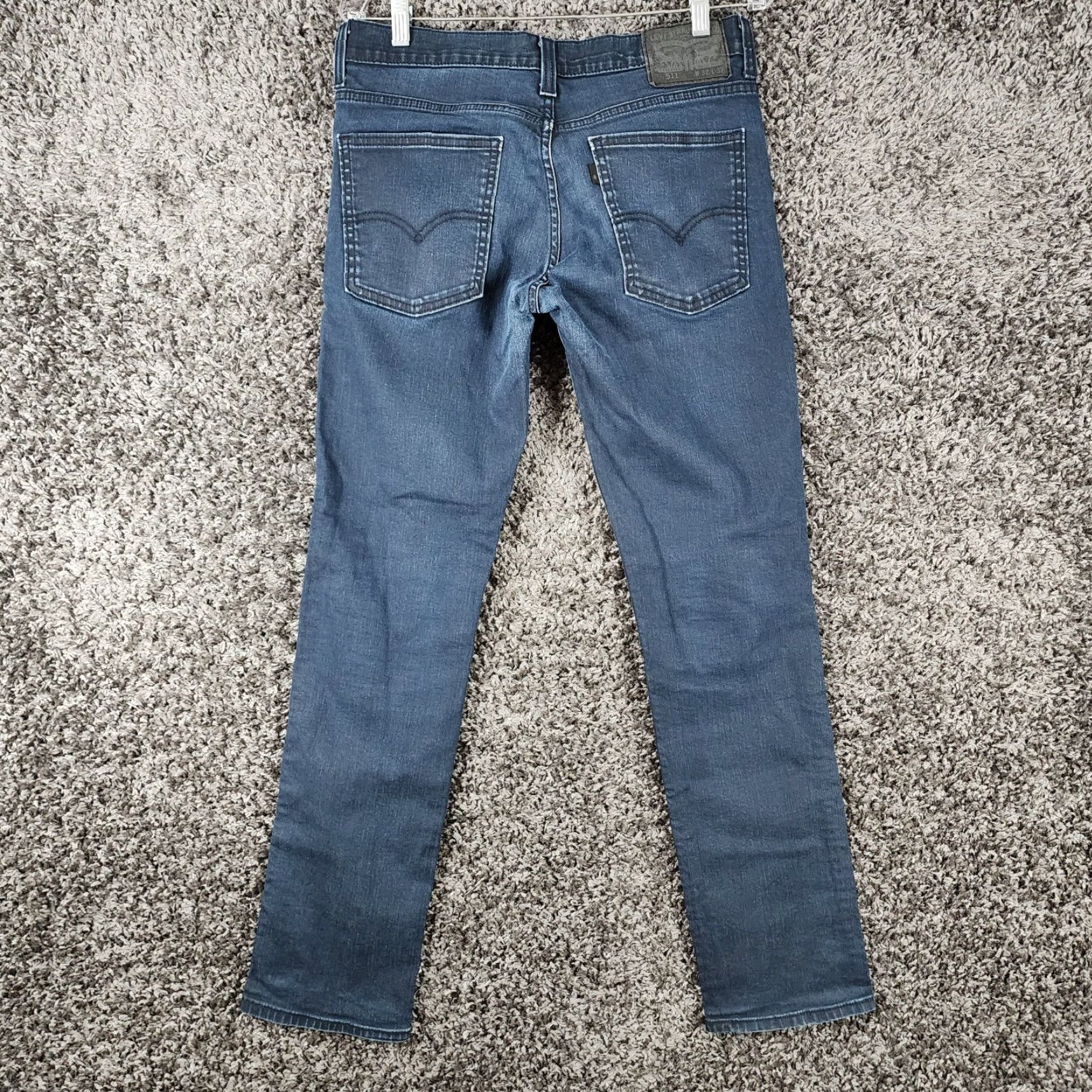 Levi's Levi's 511 Jeans Slim Straight Dark Wash - Men - Size 32x32 - Blue Denim Size US 32 / EU 48 - 5 Thumbnail