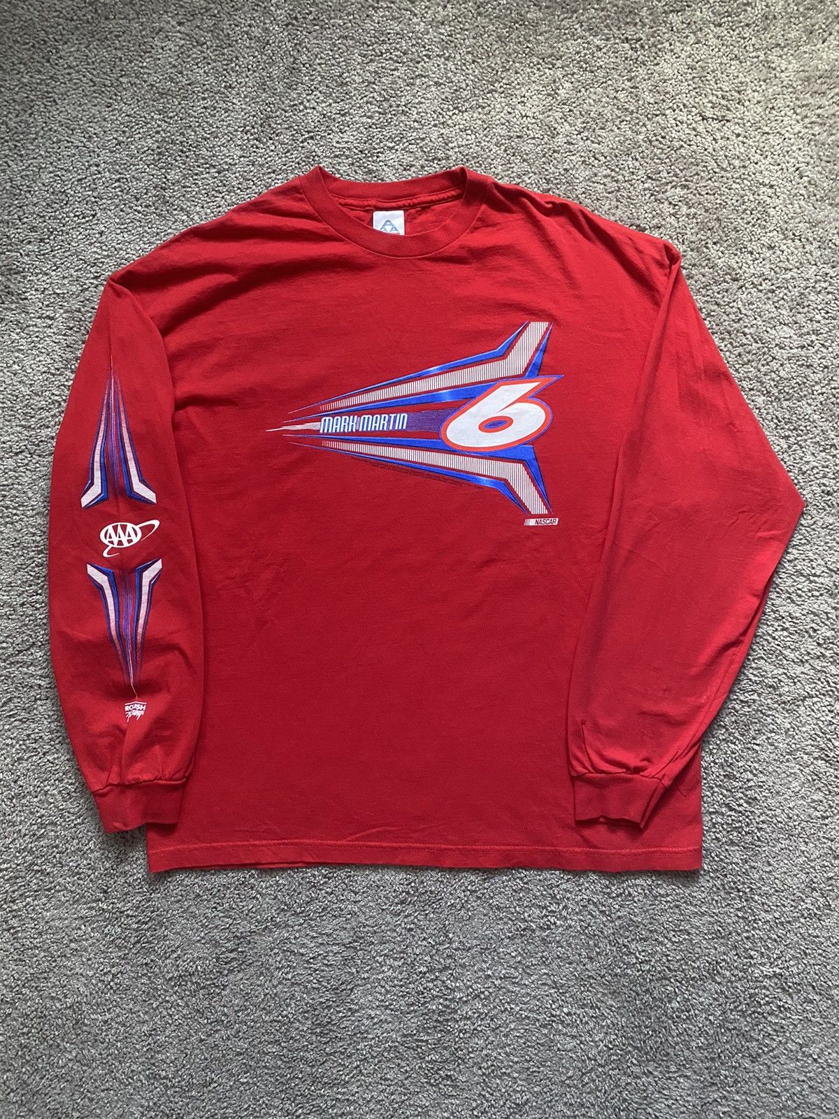 NASCAR × Vintage Vintage NASCAR Longsleeve Tee Shirt Size US XXL / EU 58 / 5 - 1 Thumbnail