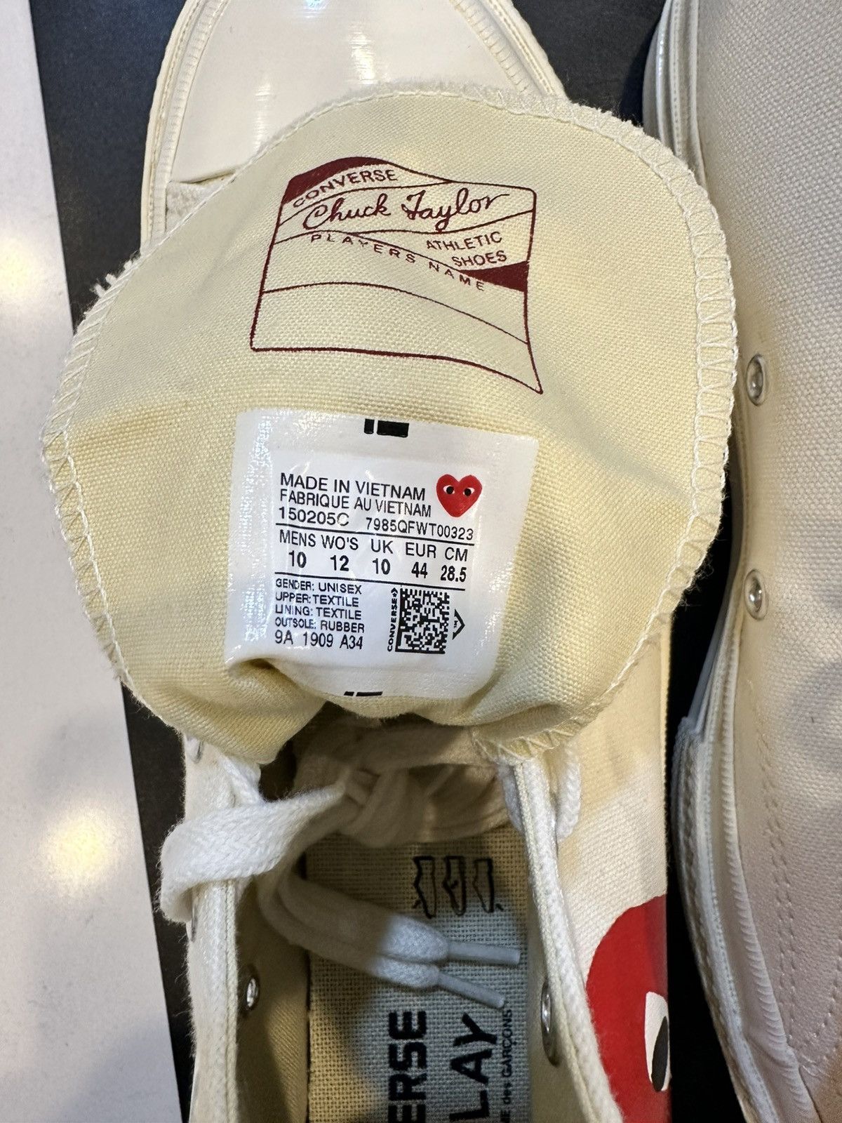 Comme des Garcons PLAY × Converse Converse x PLAY Comme des Garçons Chuck 70 Size US 10 / EU 43 - 6 Thumbnail
