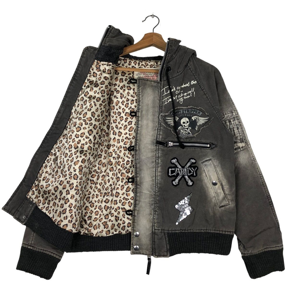 Vintage 🔥Punk Style Biker Jacket Bondage Design Ministry Co. Japan Size M / US 6-8 / IT 42-44 - 12 Thumbnail