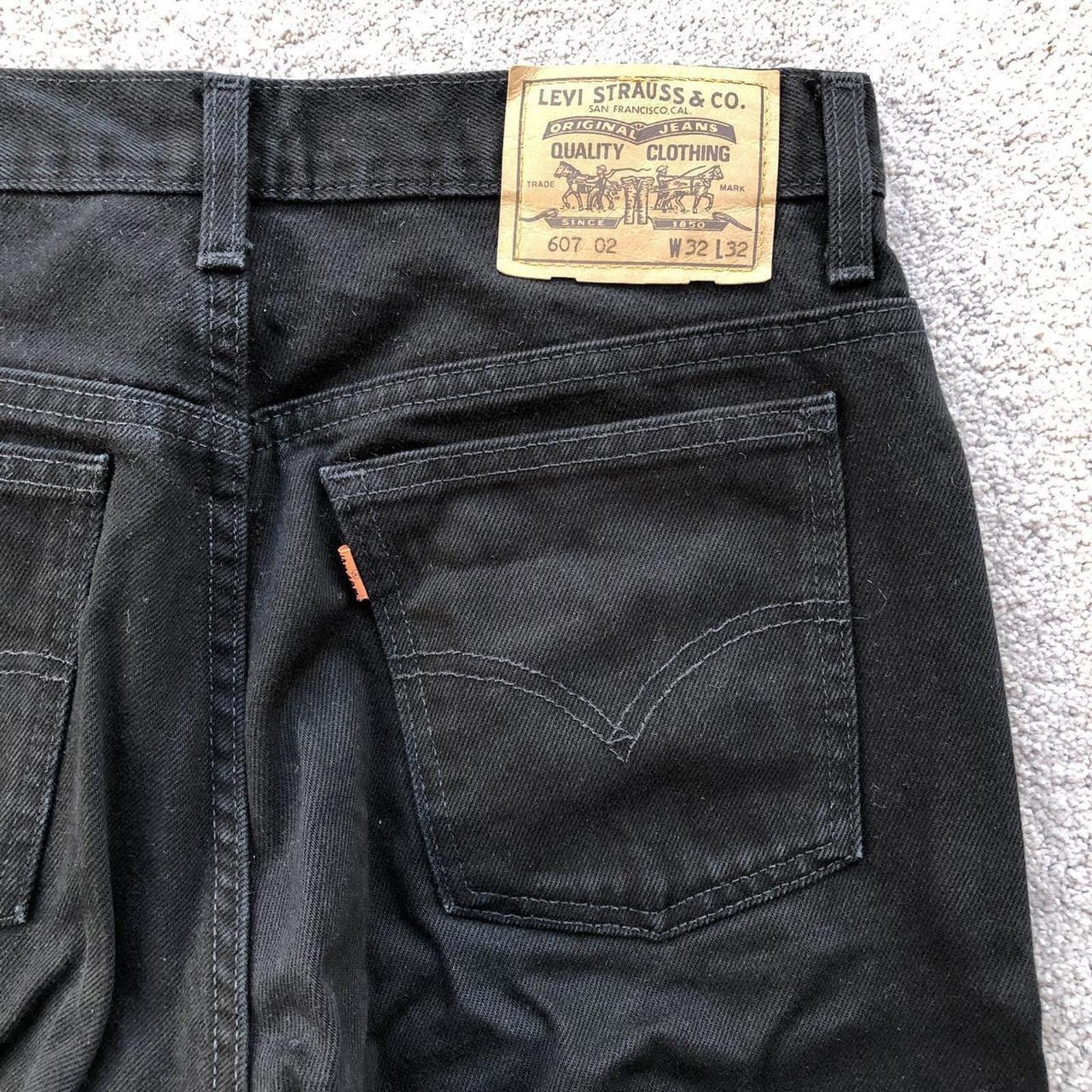 Levi's Vintage Levi’s 607 Orange Tab Denim Jeans Size US 32 / EU 48 - 3 Thumbnail