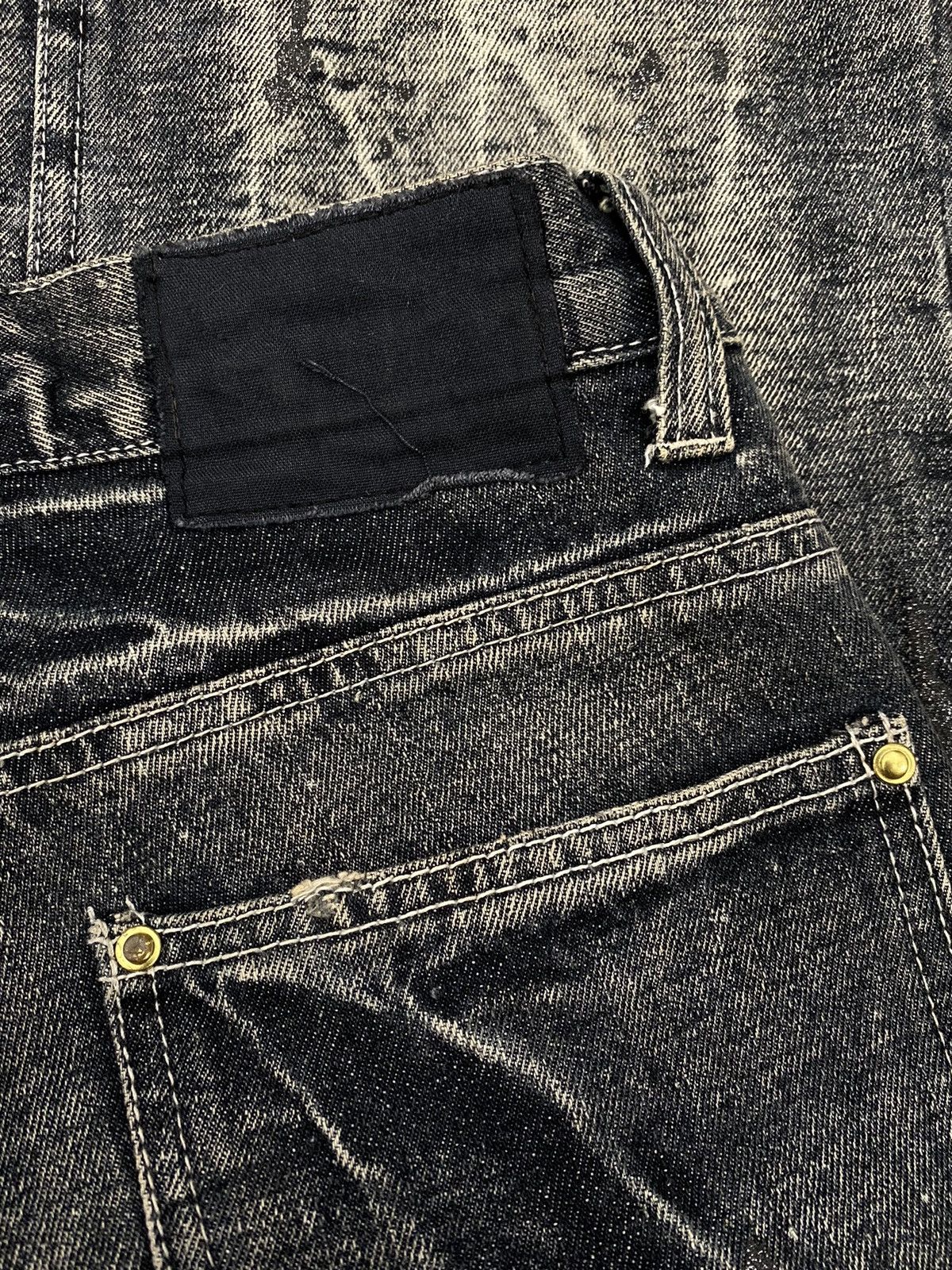 If Six Was Nine Zerosail distressed L patches flare jeans Size US 30 / EU 46 - 8 Thumbnail
