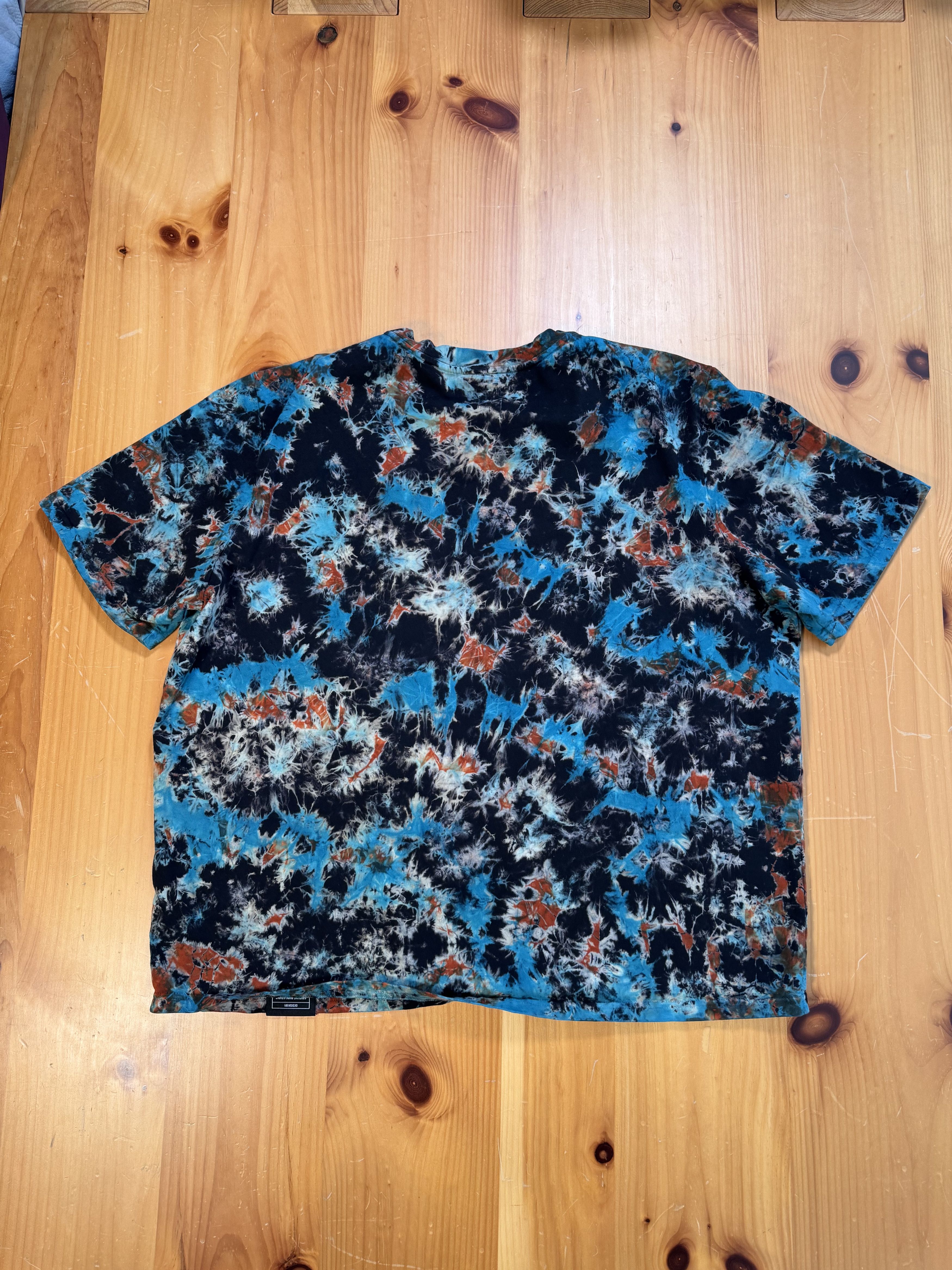 Sterling Ruby SR STUDIO LA CA FLAME TIE-DYE OVERSIZED SHORT SLEEVE SHIRT Size US L / EU 52-54 / 3 - 9 Thumbnail