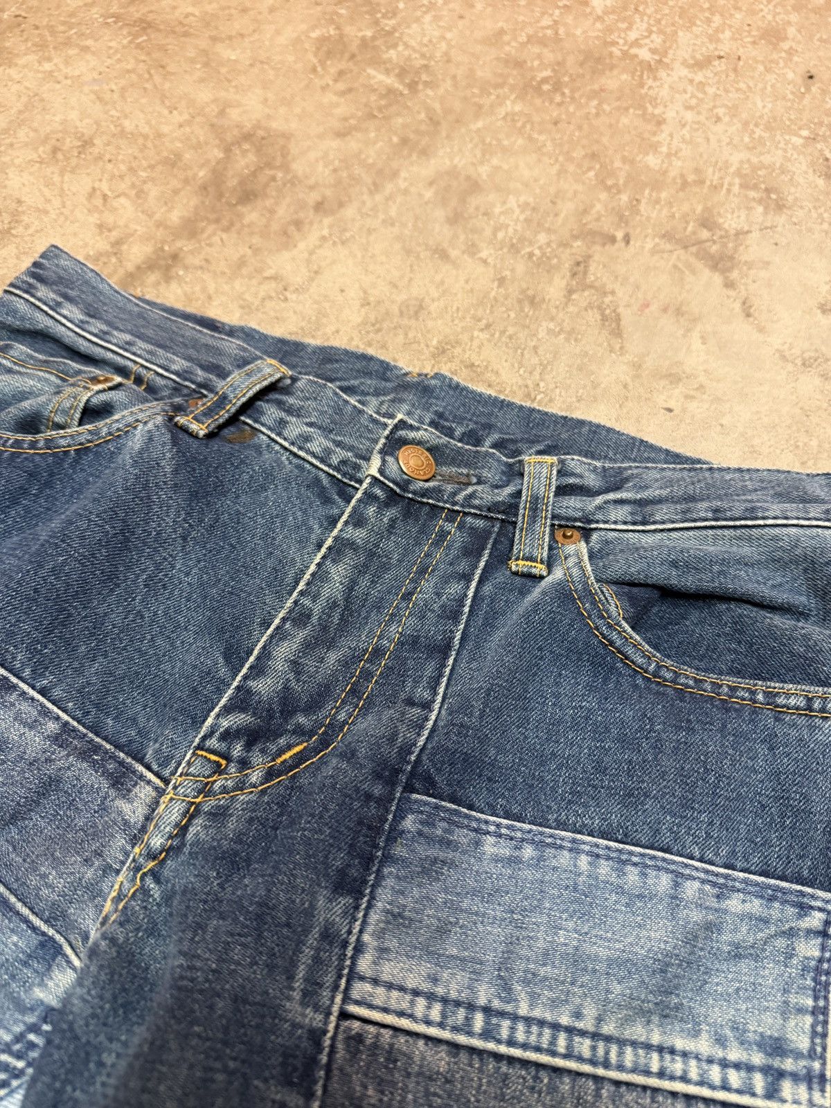 Hysteric Glamour HYSTERIC GLAMOUR PATCHWORK DENIM Size 28" / US 6 / IT 42 - 2 Thumbnail