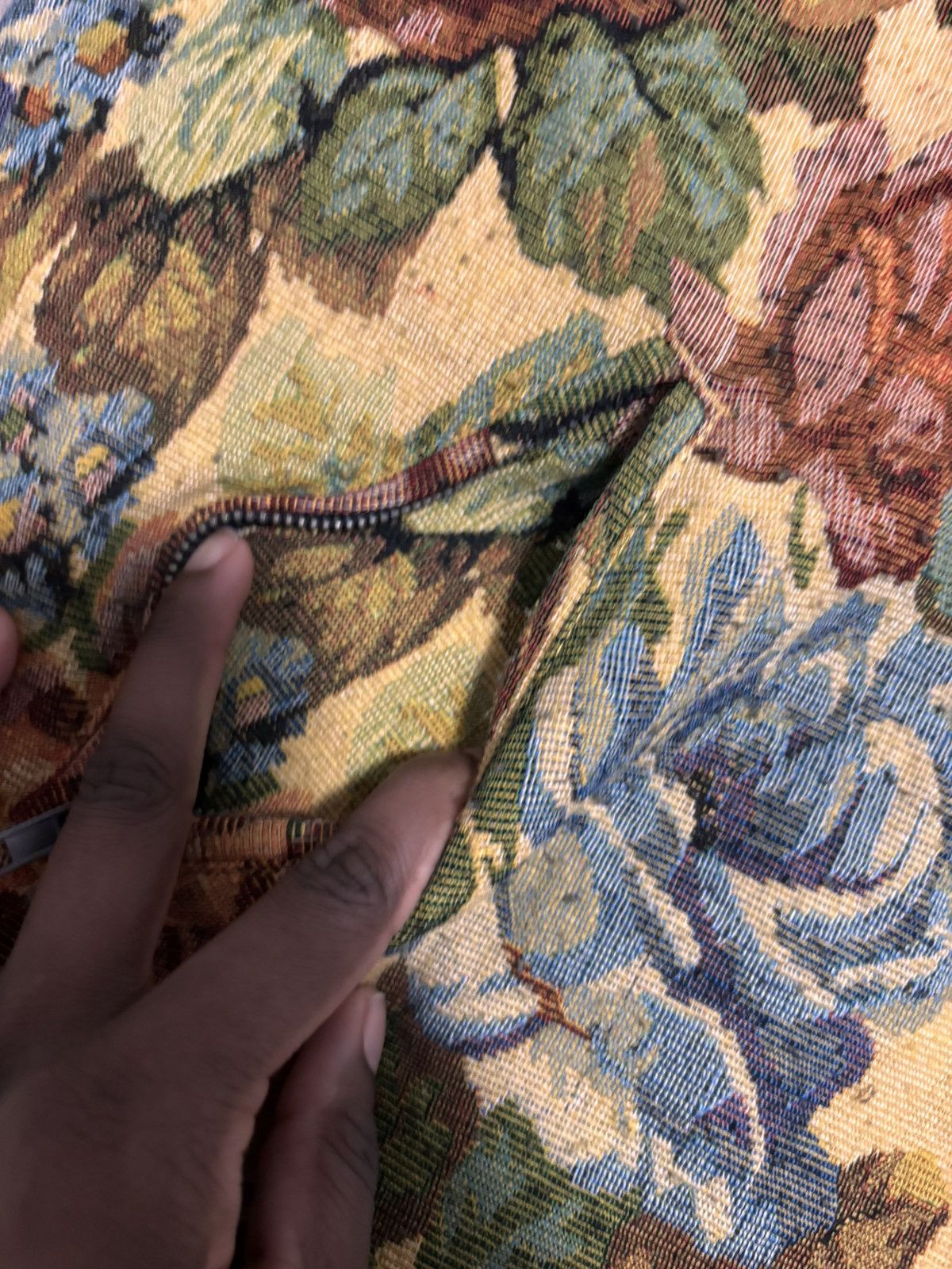 Pacsun Floral Tapestry Bomber Jacket Size US M / EU 48-50 / 2 - 4 Thumbnail