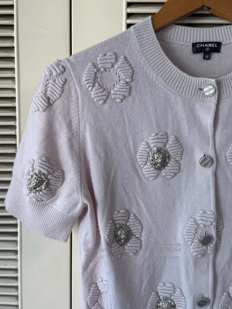 Chanel Chanel Camelia short-sleeved Size XS / US 0-2 / IT 36-38 - 4 Thumbnail