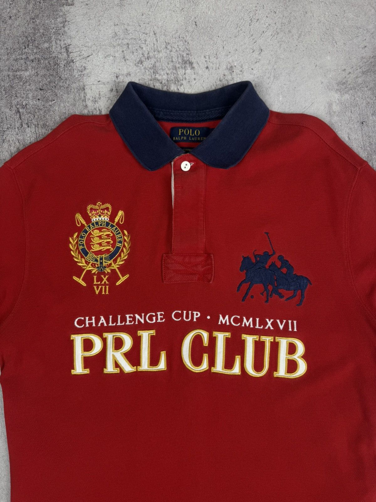Polo Ralph Lauren Vintage Polo T-Shirt Polo Ralph Lauren PRL Club #3 Big Pony Size US L / EU 52-54 / 3 - 4 Thumbnail