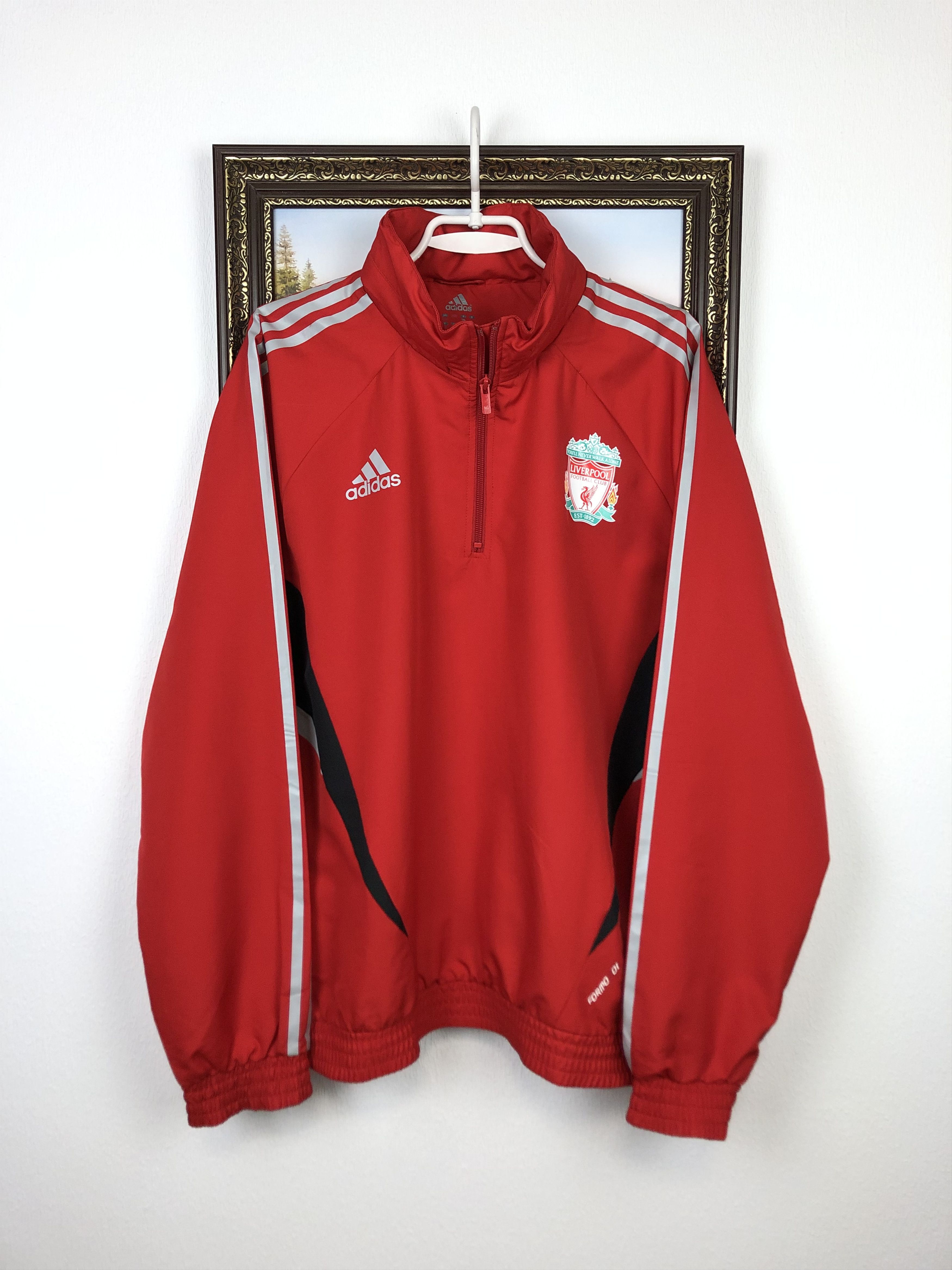 Vintage Adidas Liverpool Football Jacket Soccer YNWA
