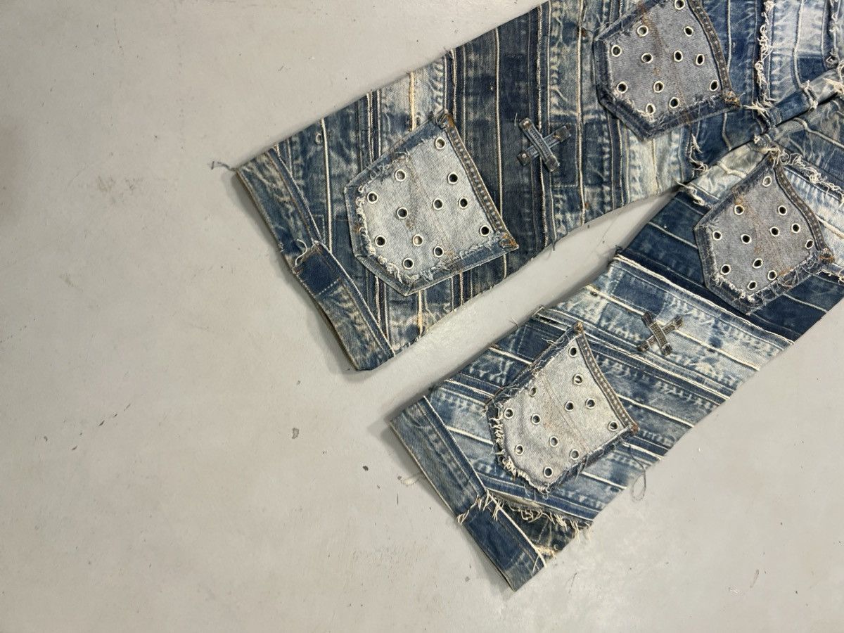 Vintage Vintage 1OF1 upcycled heavy studs baggy denim Size US 30 / EU 46 - 7 Thumbnail