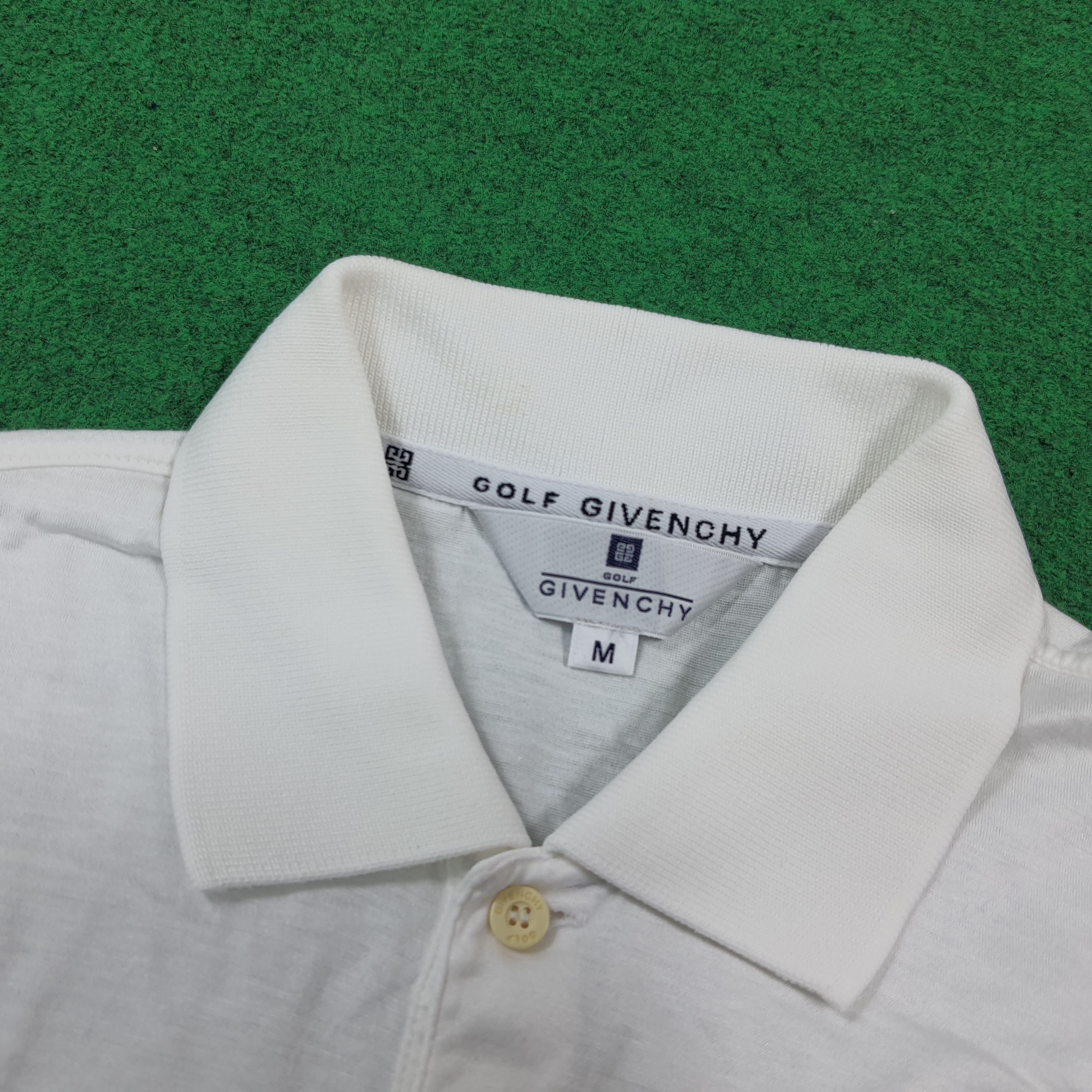 Givenchy Vintage Givenchy Golf White Polo Shirt C294N45 Size US M / EU 48-50 / 2 - 5 Thumbnail