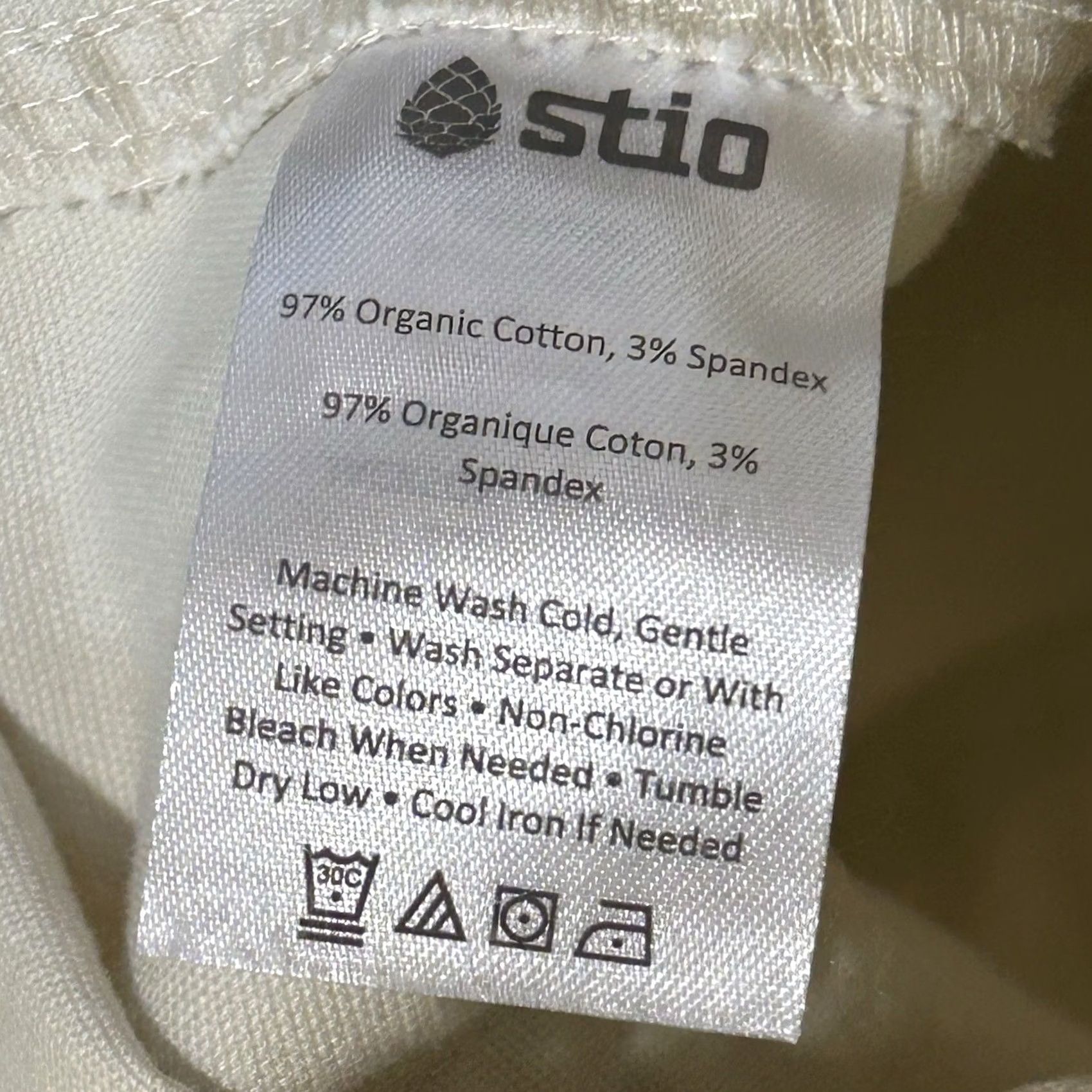 Vintage Stio Utility Patch Pocket Twill Pant Womens 10 Tan Straight Leg Flat Front Zip Button Size 32" / US 10 / IT 46 - 7 Thumbnail