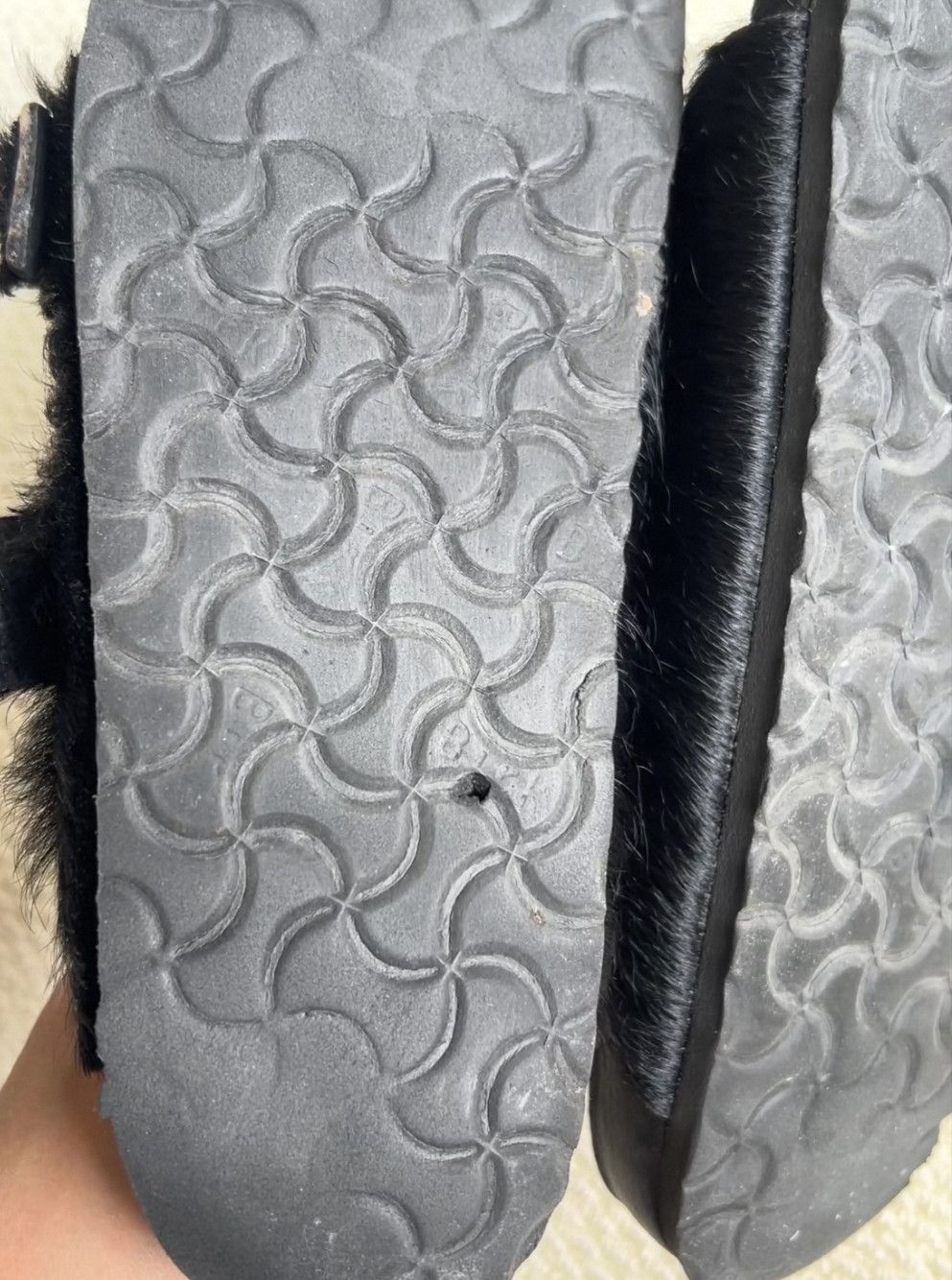 Rick Owens Rick Owens x Birkenstock Shearling Slippers. Size US 8 / EU 41 - 3 Thumbnail