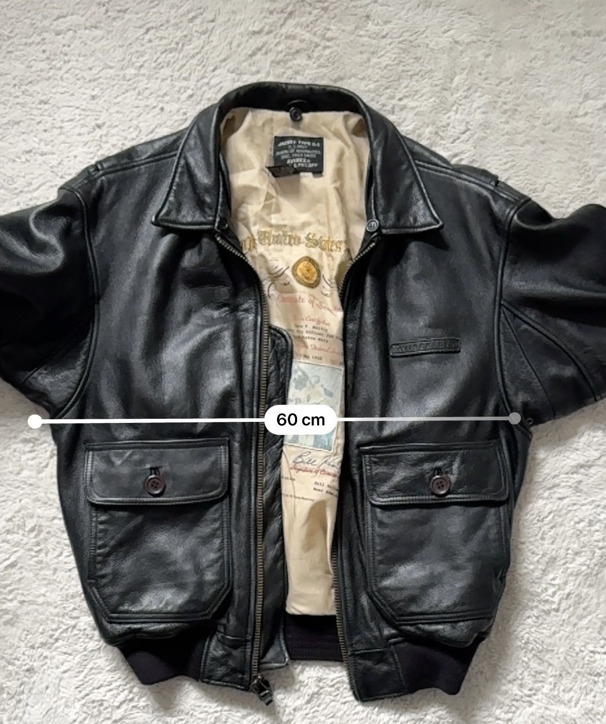 Avirex Avirex Leather Jacket Bomber Type G-1 G1 Size US M / EU 48-50 / 2 - 8 Thumbnail