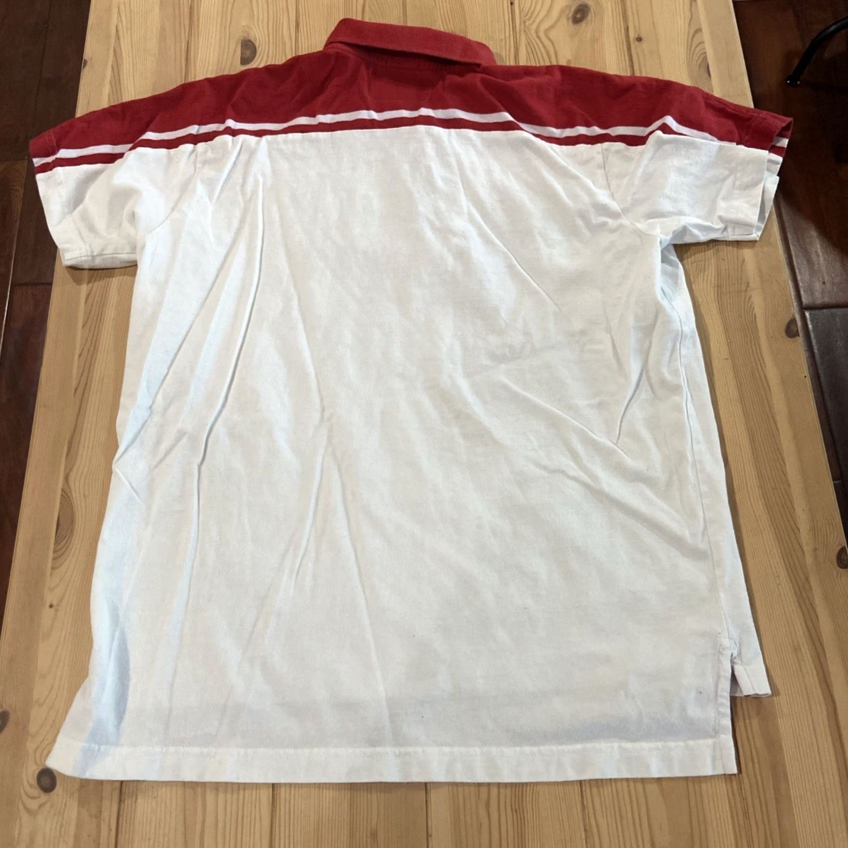 Abercrombie & Fitch VINTAGE Abercrombie & Fitch Muscle Polo Shirt L Red Crest Shield Preppy Logo Mens Size US L / EU 52-54 / 3 - 6 Thumbnail