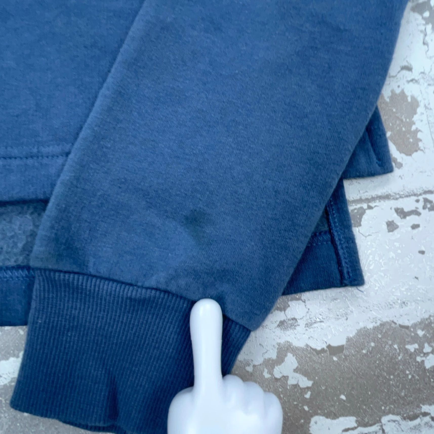 Adidas Adidas Sweatshirt Women M Blue White Crewneck Full Zip Pocket Logo Casual Activewear Modern Sports Mens Size M / US 6-8 / IT 42-44 - 5 Thumbnail