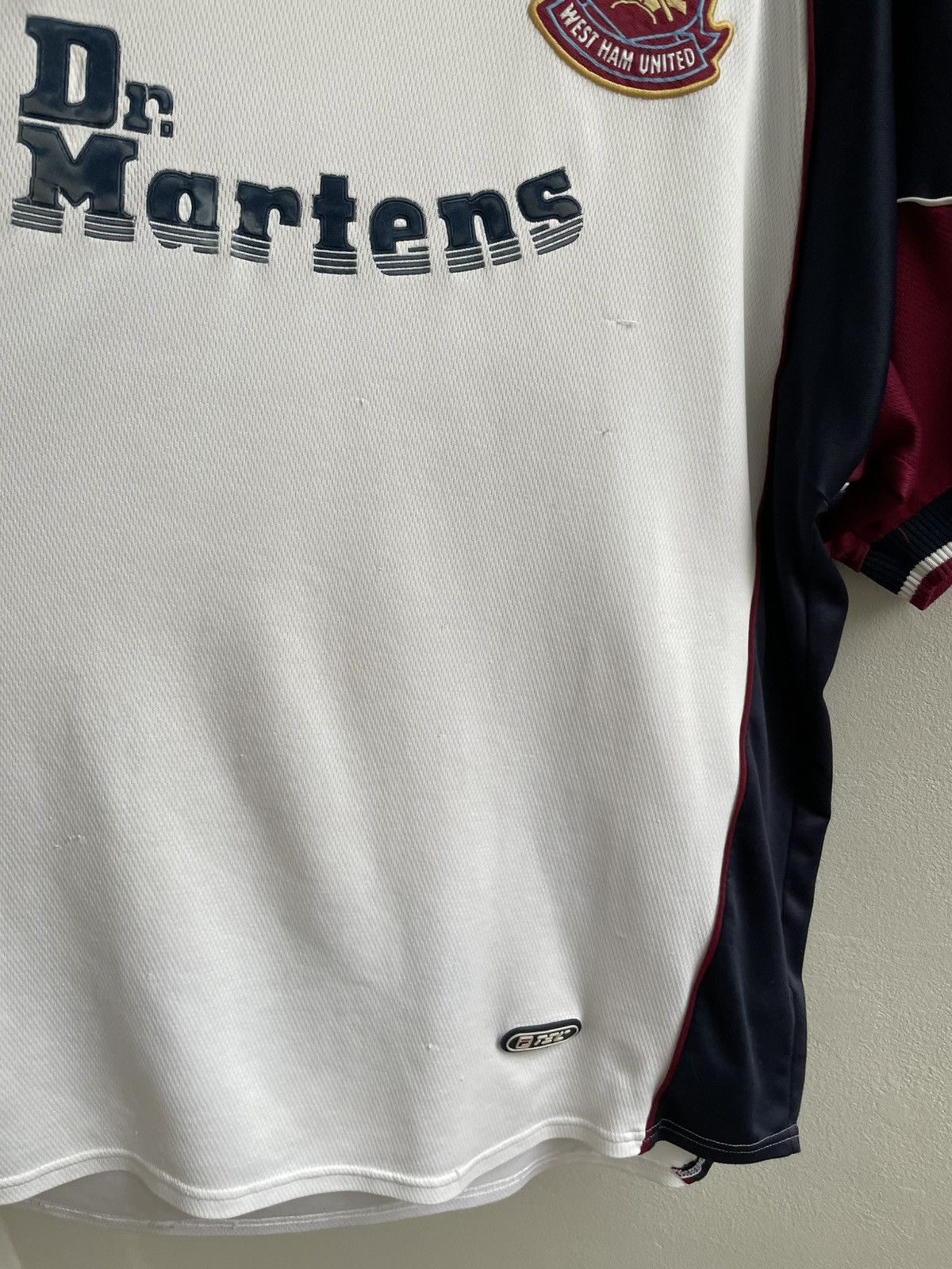 Fila West Ham United 1999 2000 2001 Di Canio #10 Shirt Jersey Size US XXL / EU 58 / 5 - 21 Thumbnail