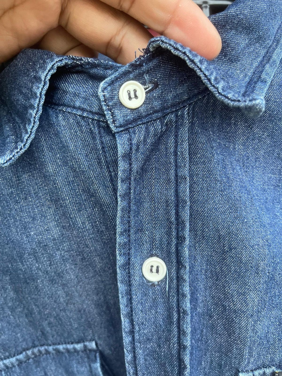 Lee Lee Denim Western Shirt Indigo Size US M / EU 48-50 / 2 - 3 Thumbnail