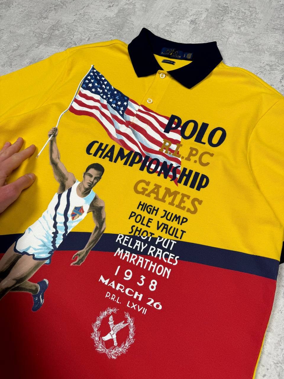 Polo Ralph Lauren Polo Ralph Lauren R.L.P.C. Championship Games 1938 Size L Size US L / EU 52-54 / 3 - 5 Thumbnail