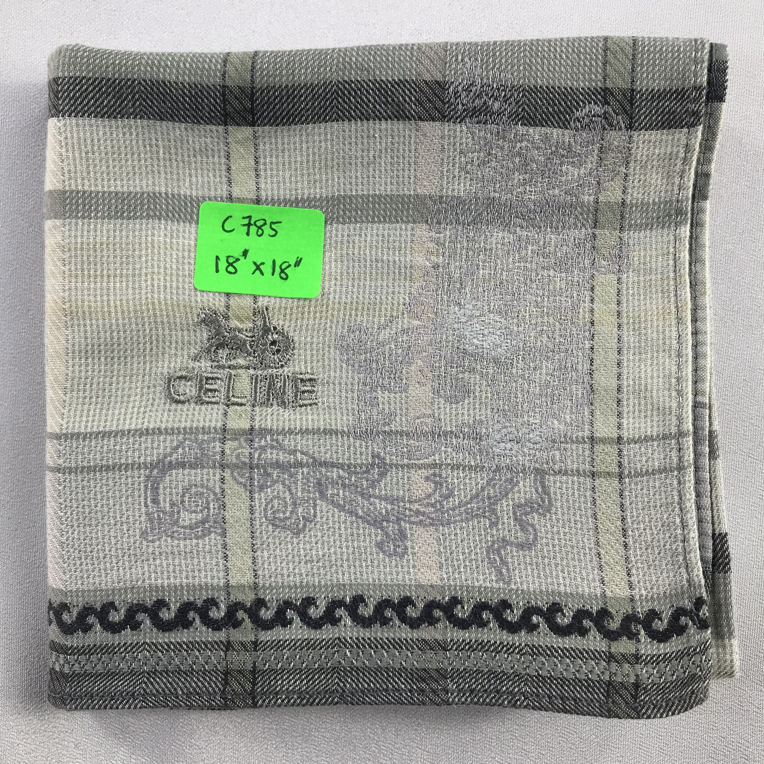 Celine Celine Handkerchief / Bandana / Neckerchief C785 Size ONE SIZE - 7 Thumbnail