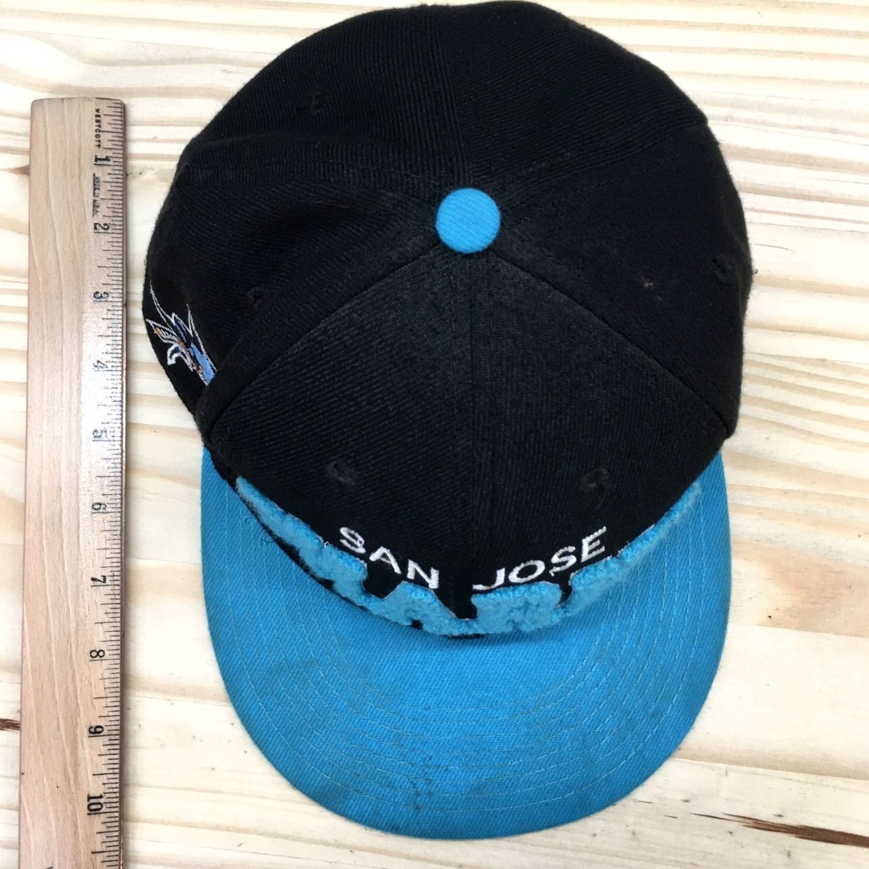 New Era New Era San Jose Sharks Snapback Cap Hat Mens One Size Black Blue Adjustable Size ONE SIZE - 3 Thumbnail