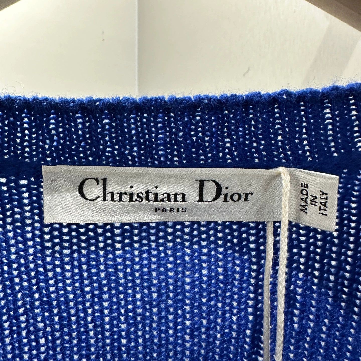 Christian Dior Monsieur Dior may239 blue star slogan cashmere short 36 Size XS / US 0-2 / IT 36-38 - 3 Thumbnail