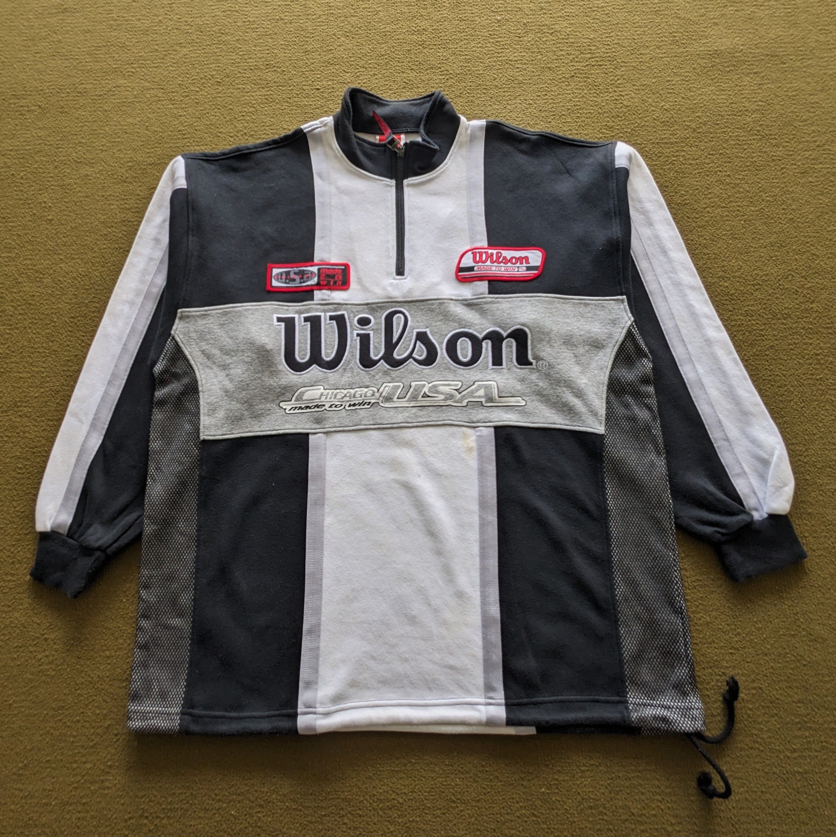 Vintage Vintage WILSON CHICAGO USA Sportswear style Sweatshirt Size US L / EU 52-54 / 3 - 1 Thumbnail