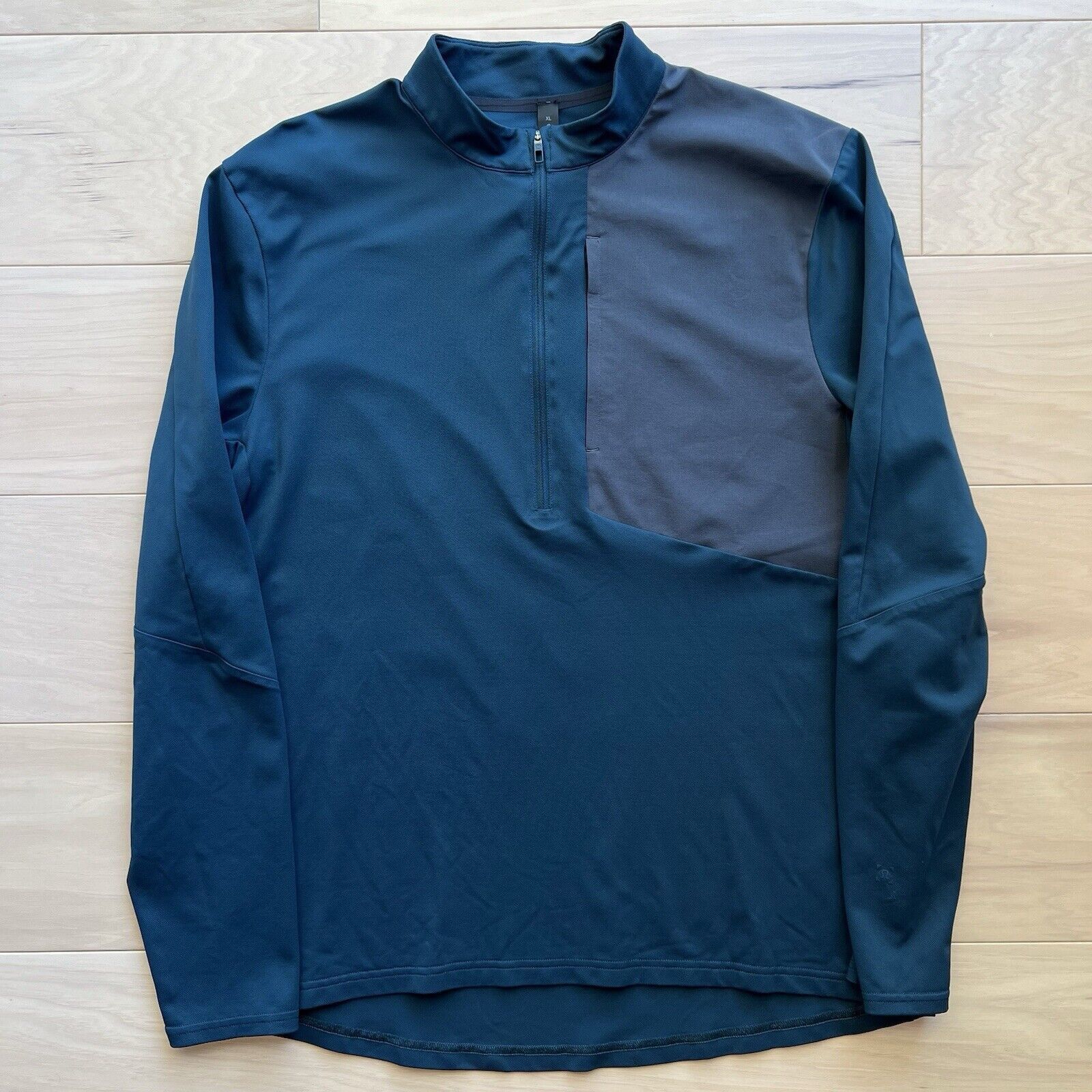 Lululemon Lululemon Division Zip Up XL Blue Pullover Workout Running Size US XL / EU 56 / 4 - 2 Thumbnail