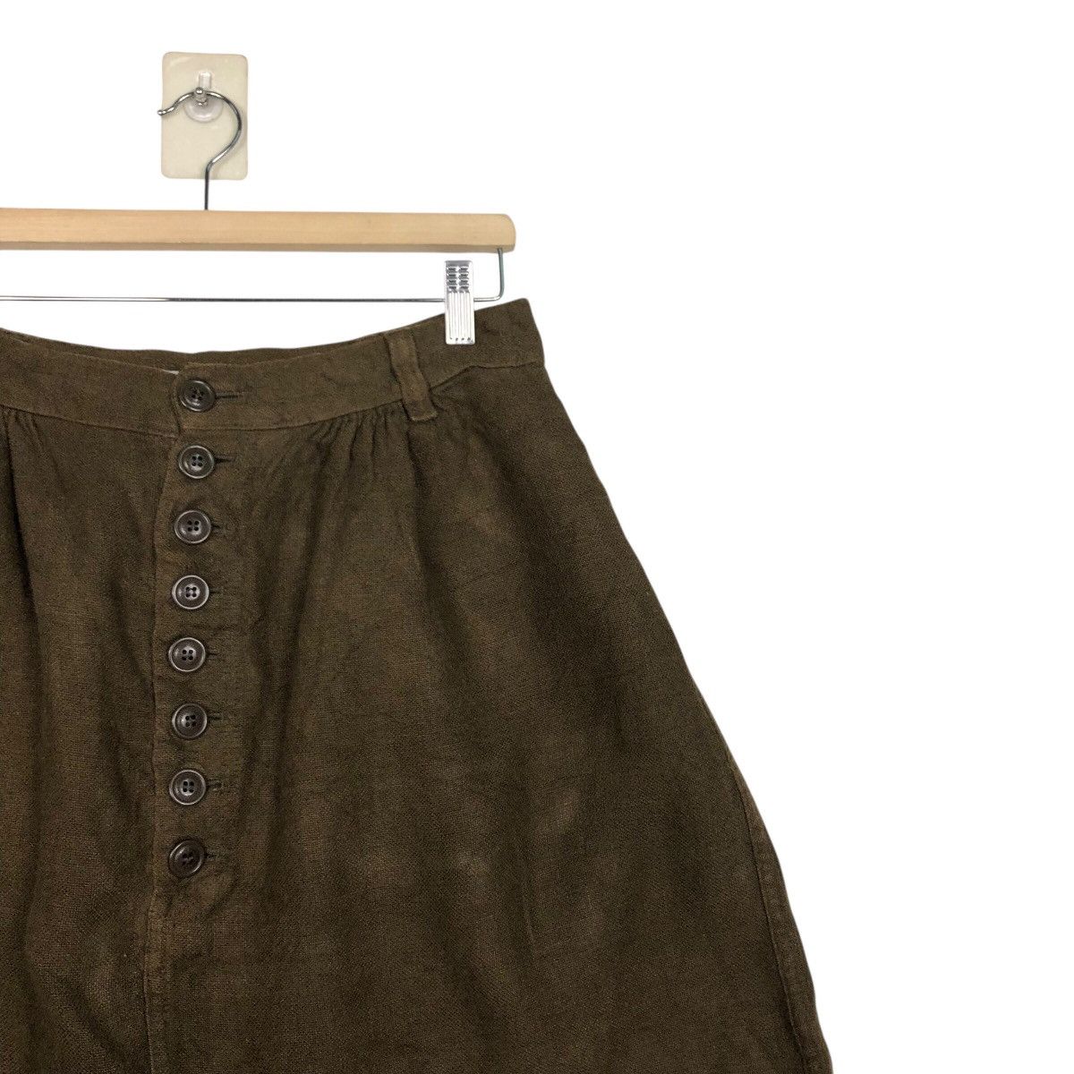 Sunao Kuwahara 📌Rich Brown Vintage Short Pants Sunaokuwahara Issey Miyake Size 30" / US 8 / IT 44 - 7 Thumbnail