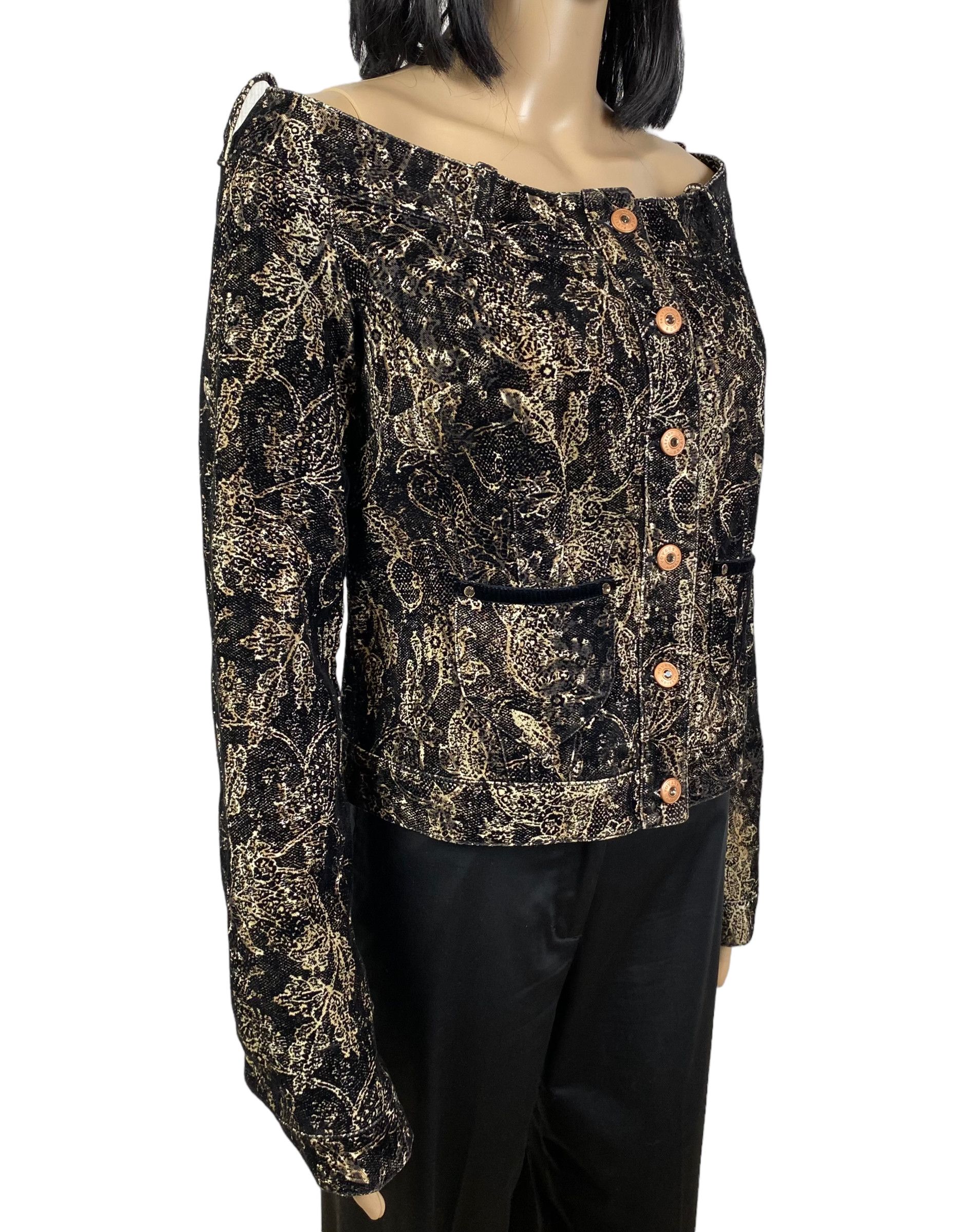 Vintage × Voyage Voyage Passion Vintage Jacket decorated velvet pants style Size L / US 10 / IT 46 - 4 Thumbnail