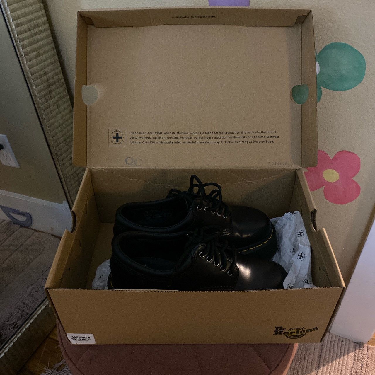 Dr. Martens Dr. Marten Oxfords 8053 QUAD BLACK Size US 6.5 / IT 36.5 - 4 Thumbnail
