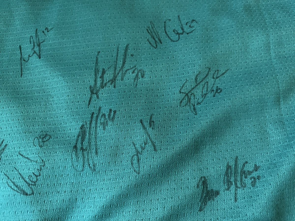 Nike Team Nike Anaheim Mighty Ducks Jersey Team Autographed 90s Size US XXL / EU 58 / 5 - 12 Thumbnail