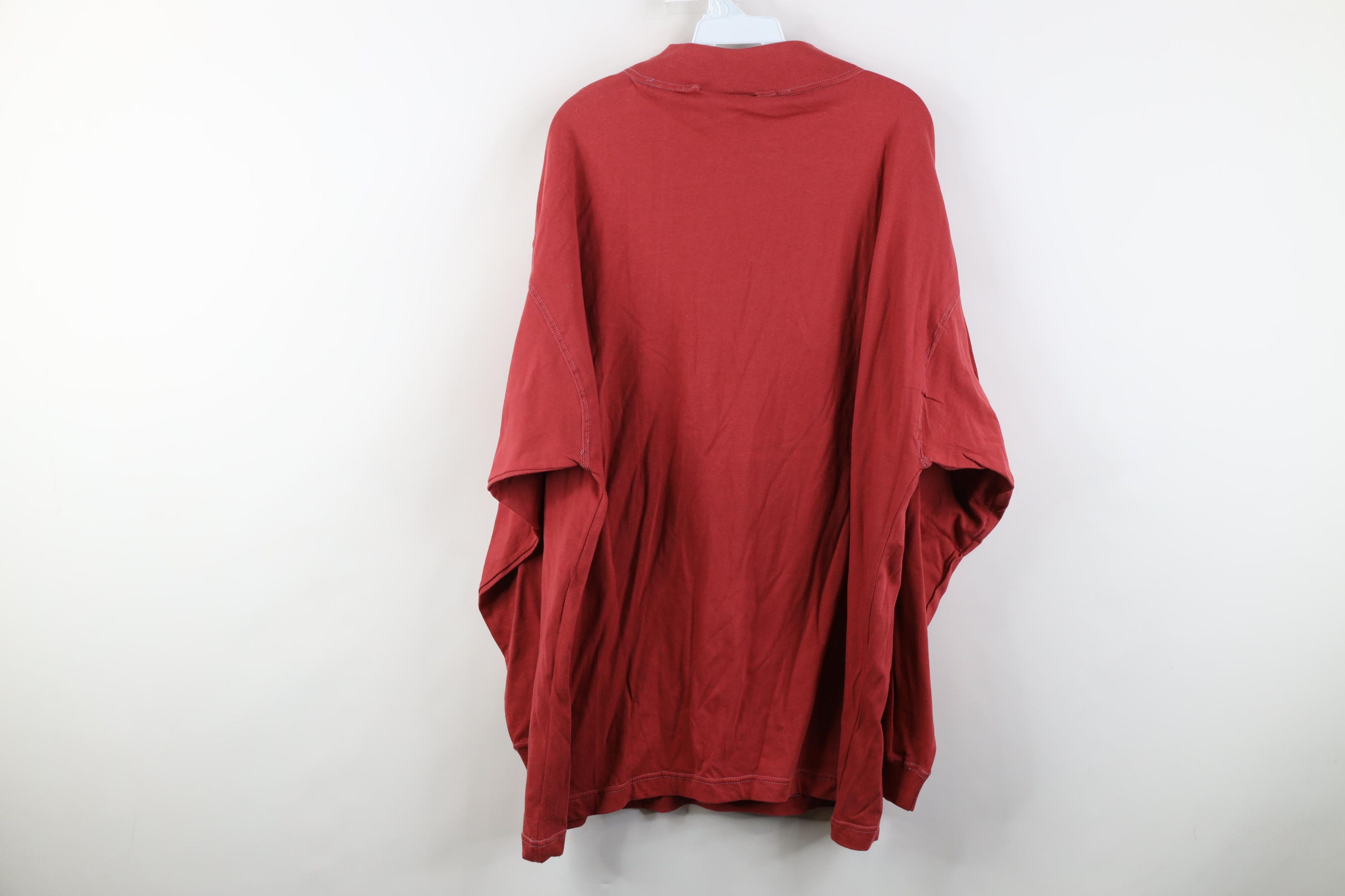 Vintage Deadstock Vintage 90s Streetwear Neck Long Sleeve T-Shirt Size US XXL / EU 58 / 5 - 11 Thumbnail