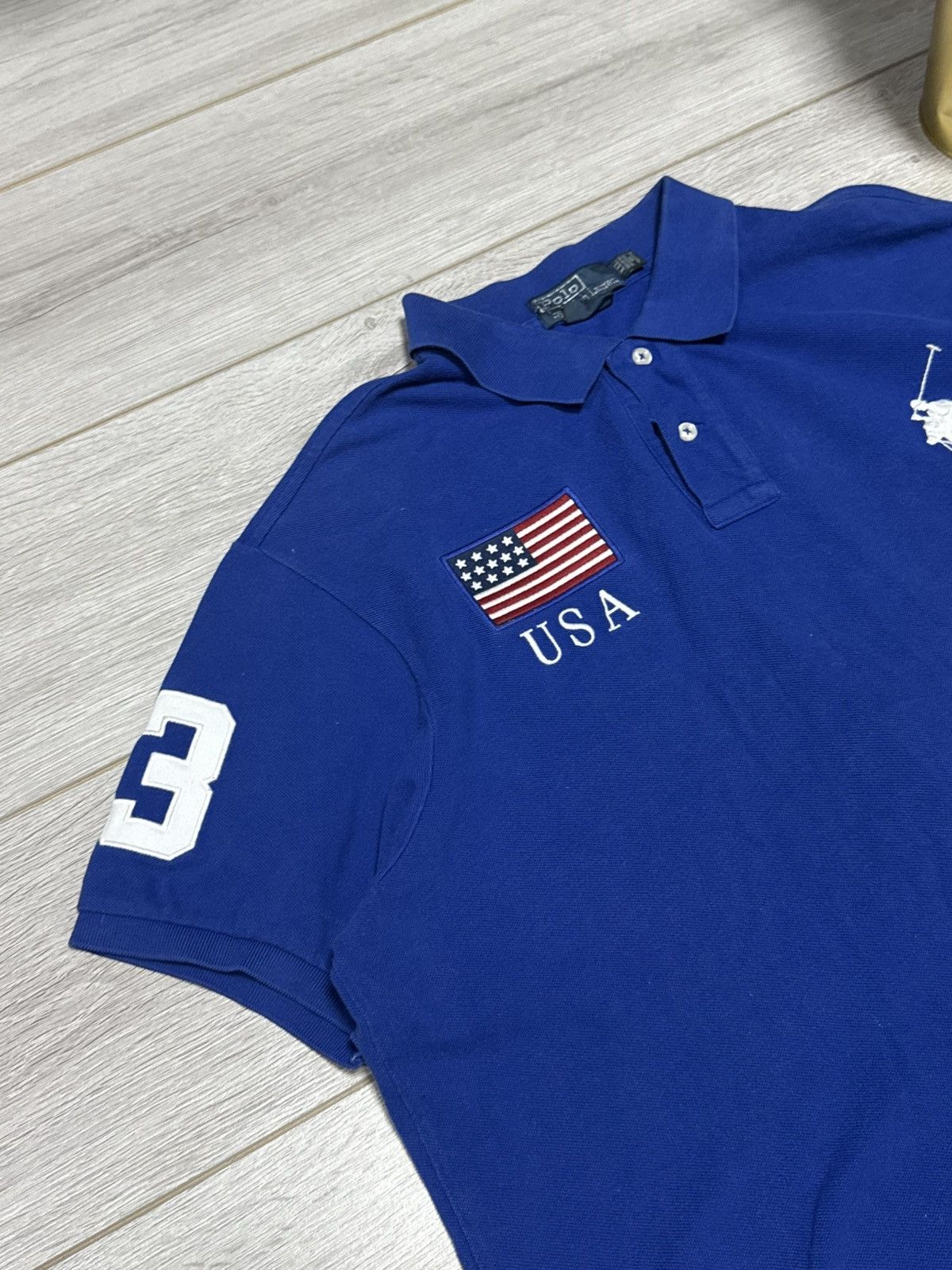Polo Ralph Lauren Ralph Lauren USA flag 🇺🇸 tee shirt polo 3 Size US XXL / EU 58 / 5 - 4 Thumbnail