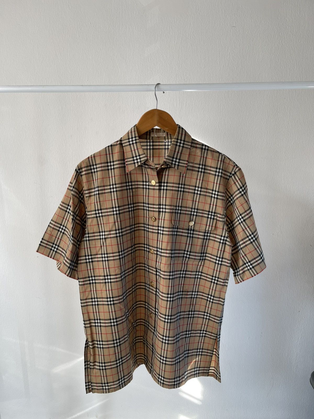 Burberry BURBERRY NOVA CHECK BUTTON UP SHIRT Size US M / EU 48-50 / 2 - 3 Thumbnail