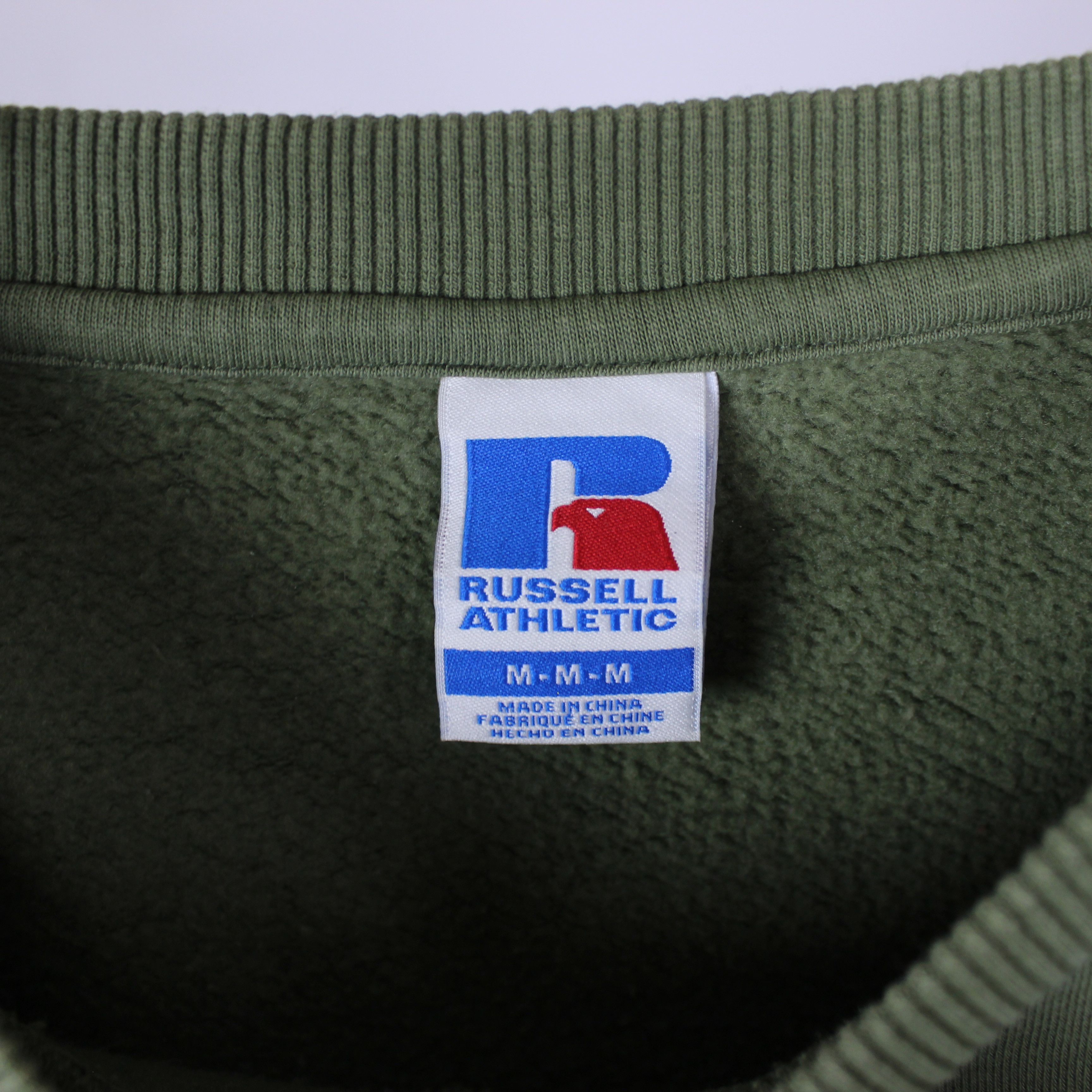Russell Athletic Russell Athletic sweatshirt centr logo big S green olive Size US S / EU 44-46 / 1 - 4 Thumbnail