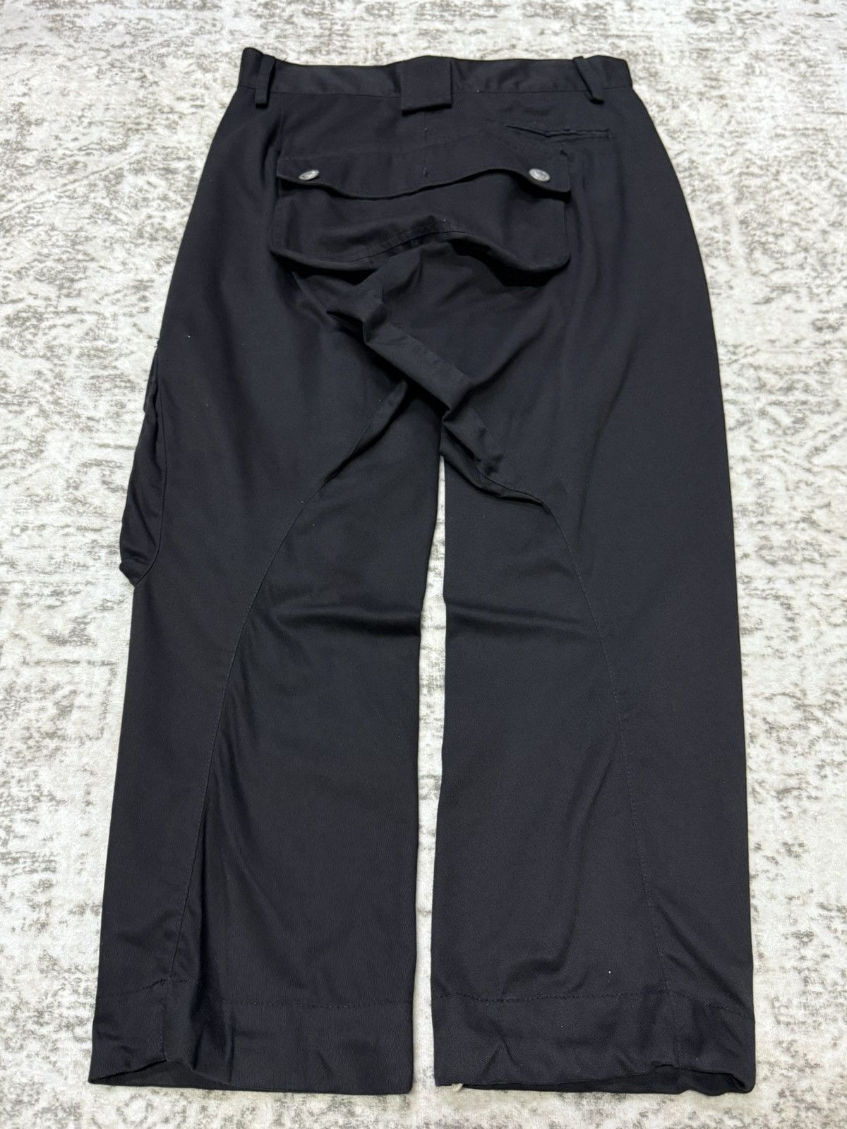 Kapital Upstart Japan Twisted Seam Drop Crotch Smiley Cargo Pants Size US 30 / EU 46 - 2 Thumbnail