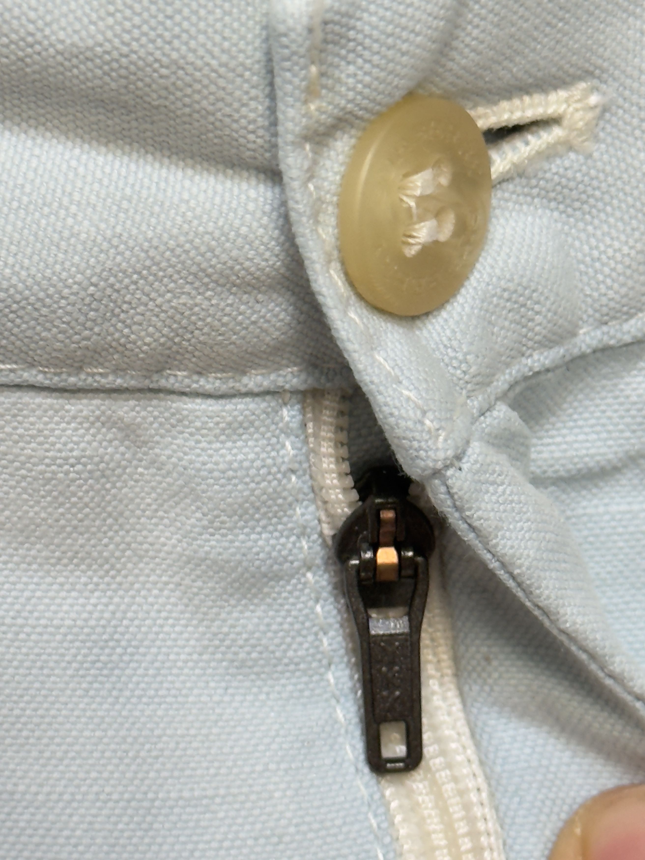 Burberry 🔥Babyblue Burberry light pants cotton and linen size 36 Size US 36 / EU 52 - 9 Thumbnail