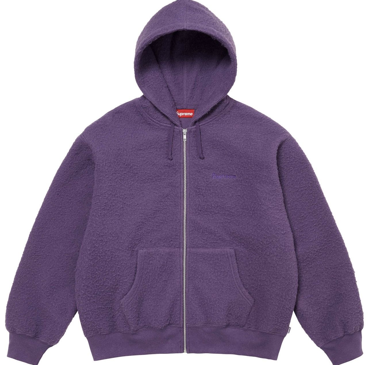 Supreme Supreme Champion Zip Up Hoodie Purple | Grailed