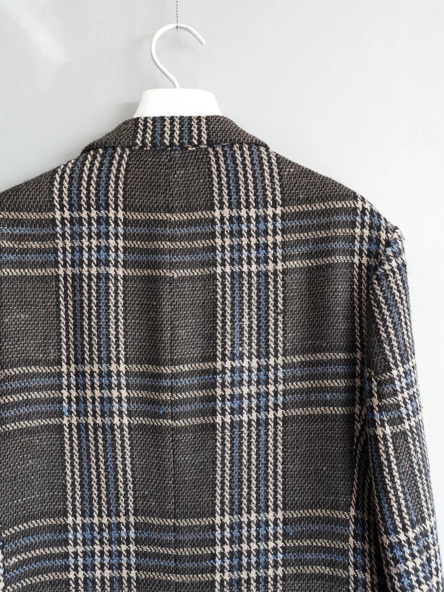 Yohji Yamamoto Yohji Yamamoto 23AW Check Blend Knit Jacket 3 New Size US L / EU 52-54 / 3 - 5 Thumbnail