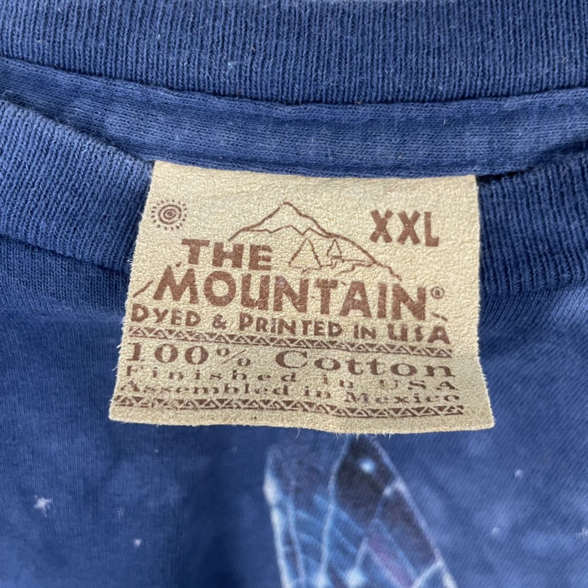 Designer × Vintage vintage The mountain fairy Graphic Tie Dye T-shirt - blue Size US XL / EU 56 / 4 - 8 Thumbnail