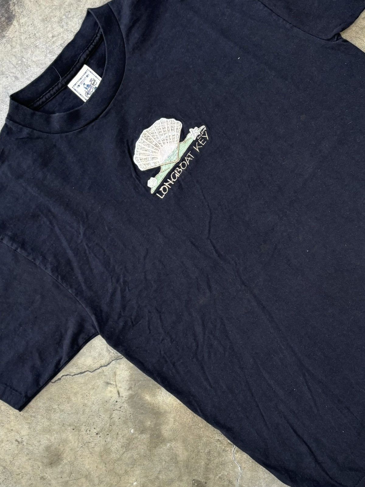 Vacation × Vintage Vintage Longboat Key Embroidered Shell Single Stitch Large Size US L / EU 52-54 / 3 - 1 Thumbnail