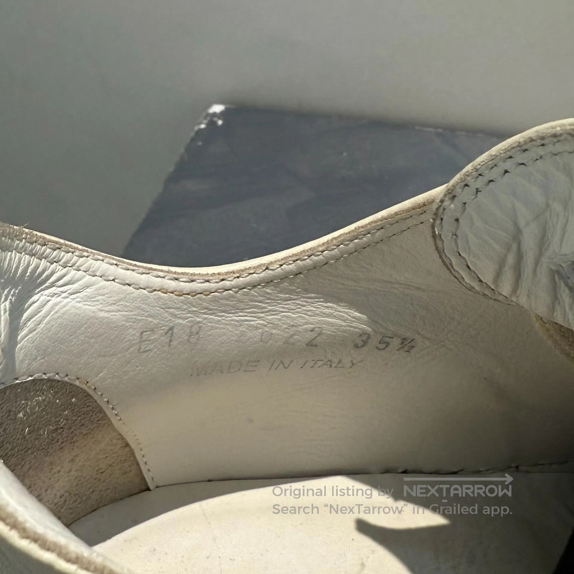 Rick Owens Rick Owens Leather Low-Top Sneakers. Size US 10 / EU 43 - 5 Thumbnail