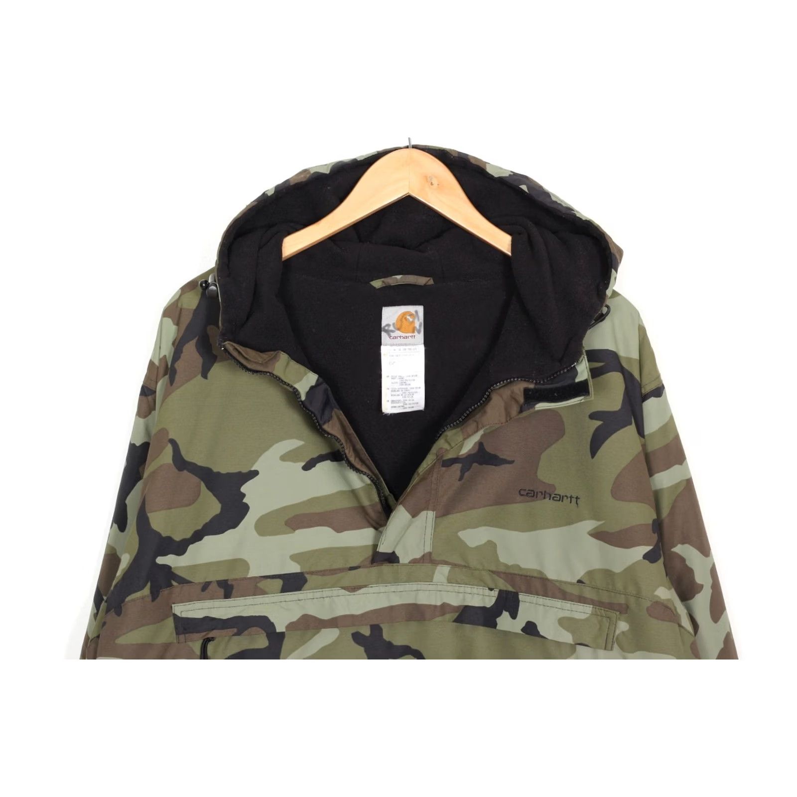 Carhartt CARHARTT Anorak Jacket Men XL Hooded Camouflage Military Shirt? Size US XL / EU 56 / 4 - 4 Thumbnail