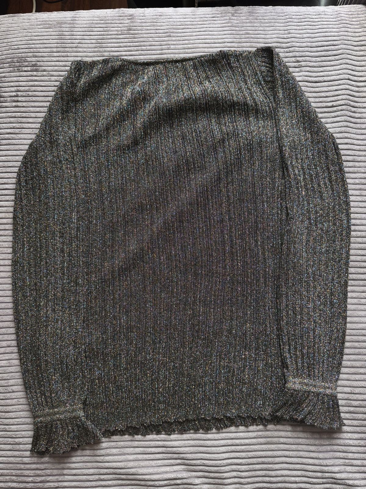 Missoni Vintage Missoni pleated glittered Tied Woman 42it Blouse Size M / US 6-8 / IT 42-44 - 2 Thumbnail
